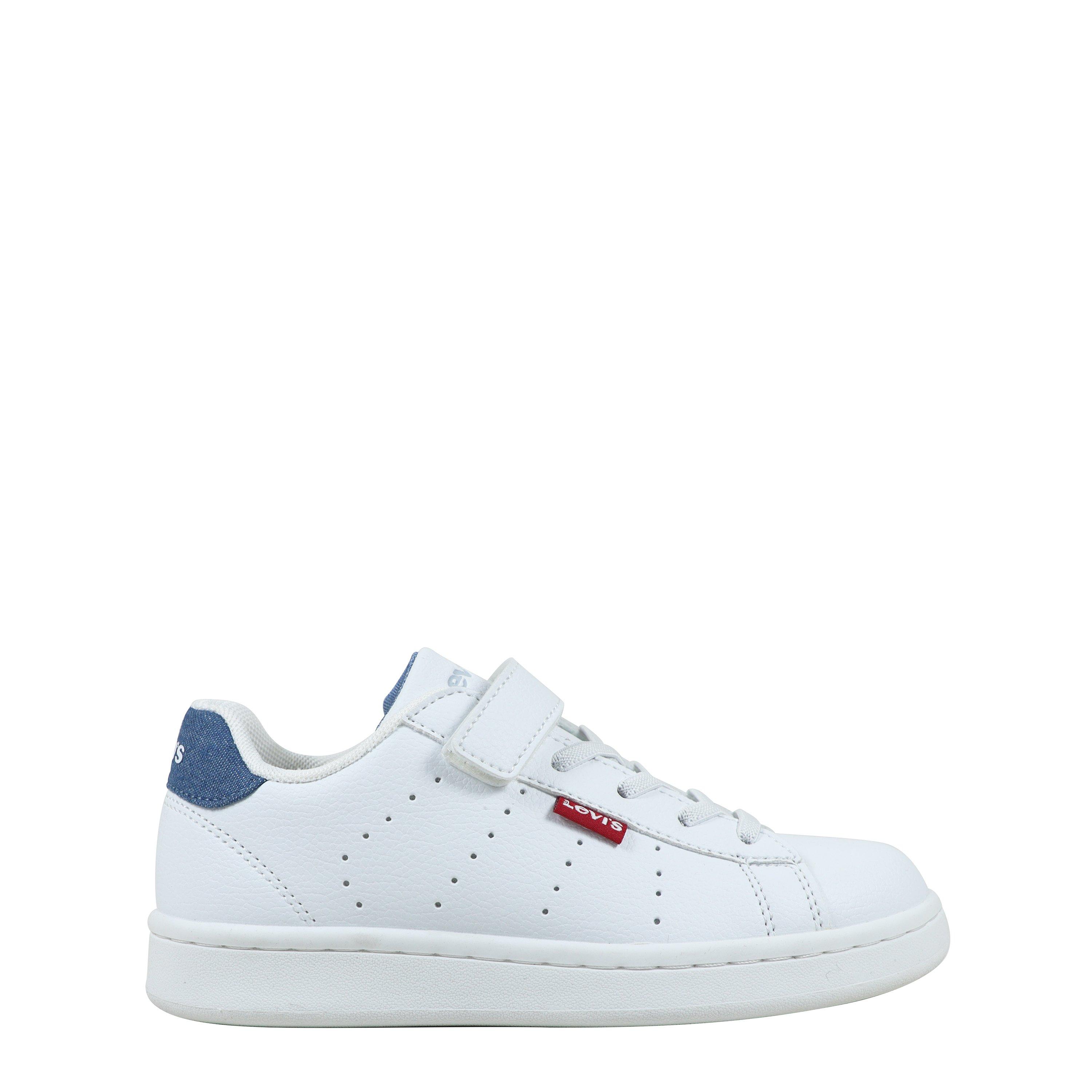 Levis  Kids ' Low-Top Trainers - Wht/Blu 0063 - C12.5(31)