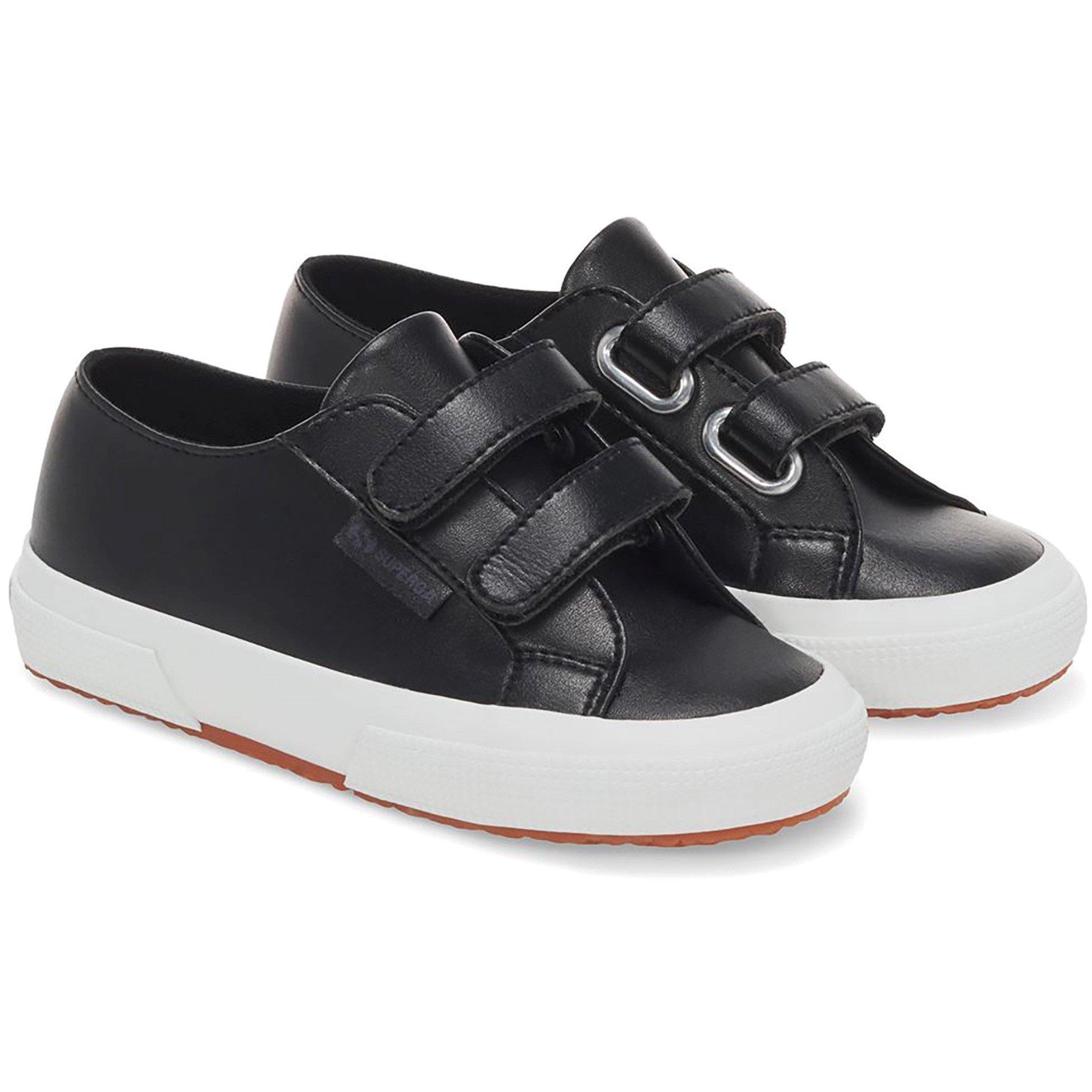 Zwart Wit - Superga - 2750 Straps Low Trainers Childrens - 2
