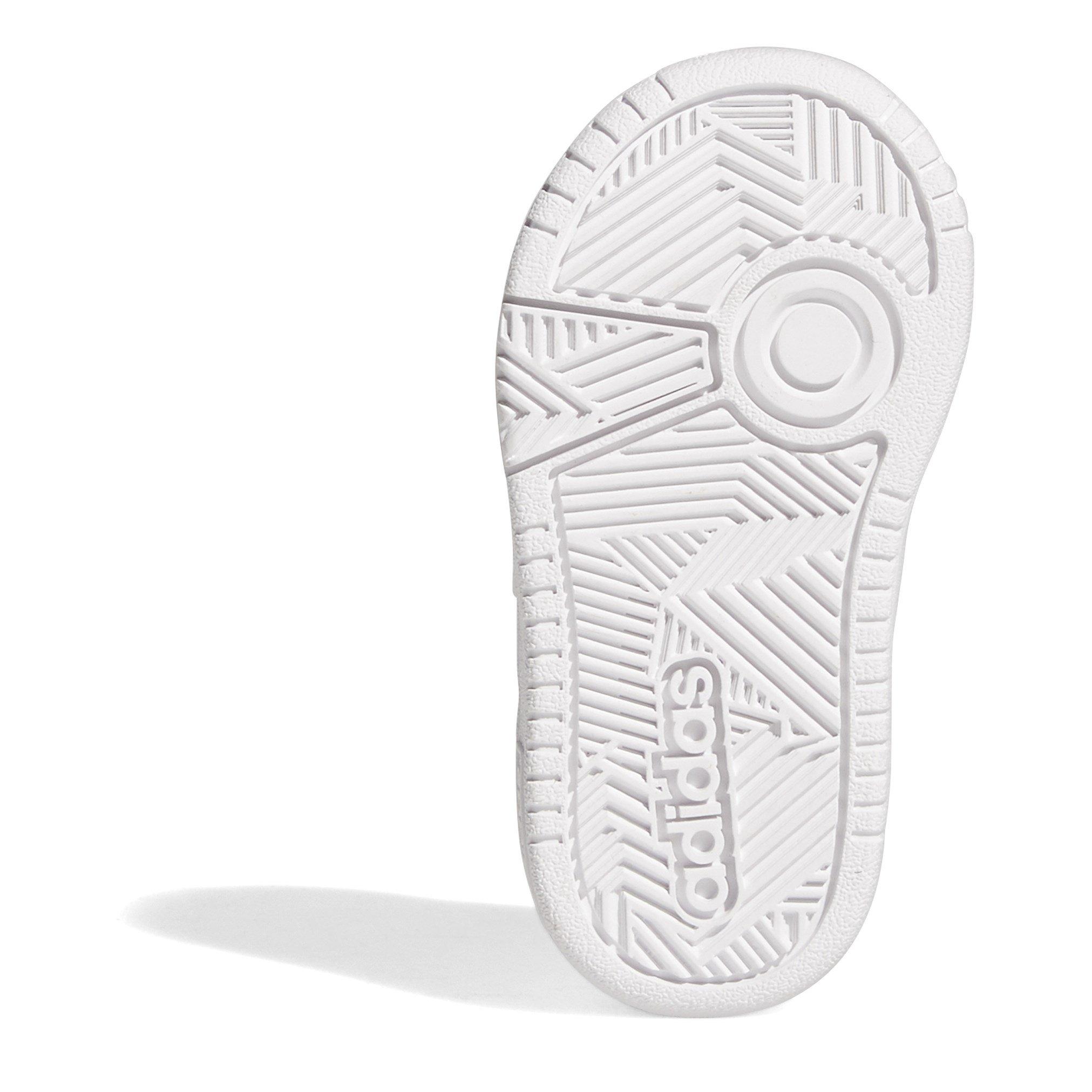 Wit/Wit - adidas - Hoops Court Infant Boys Trainers - 6