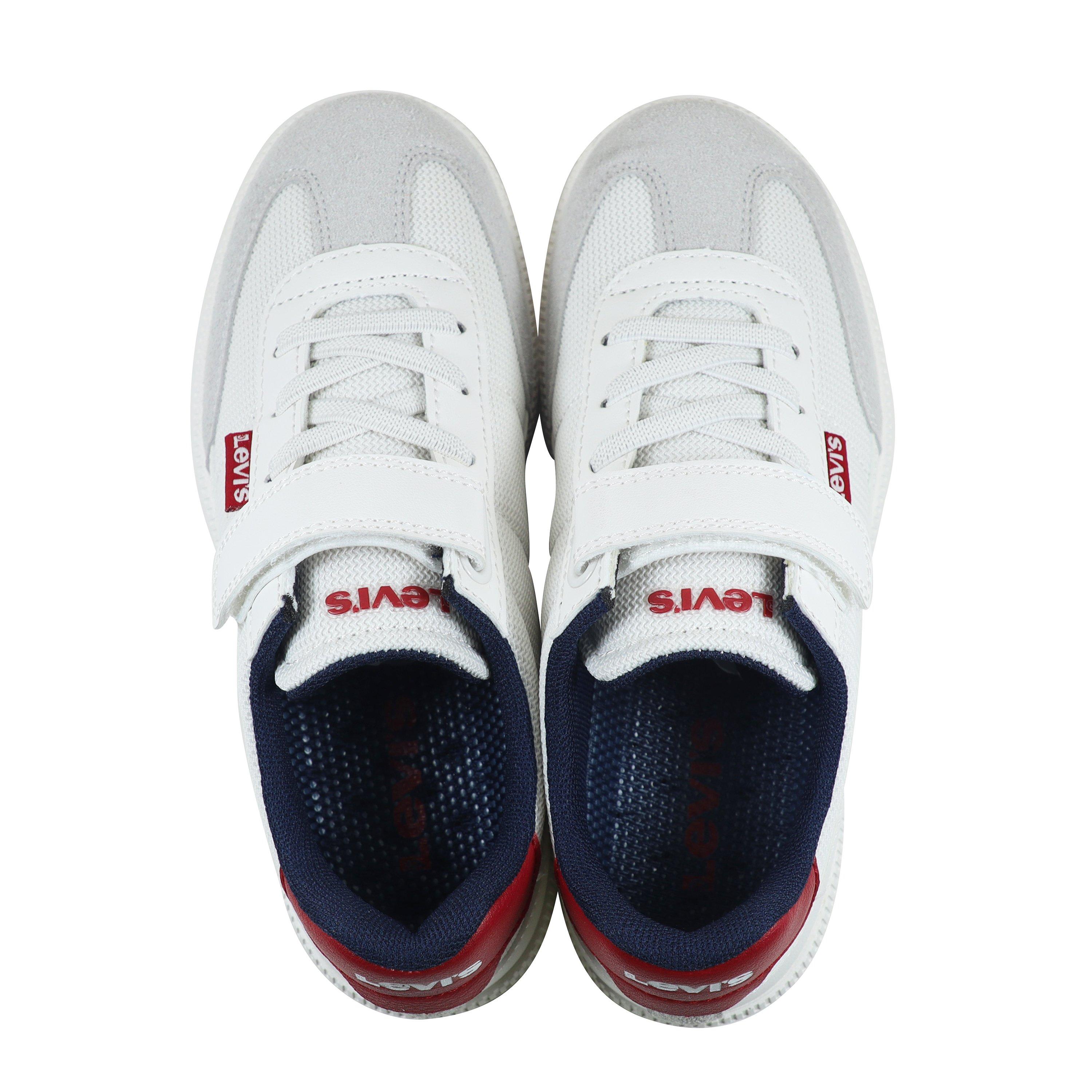 Wht/Red 3445 - Levis - Unisex Kids' Low-Top Trainers - 5