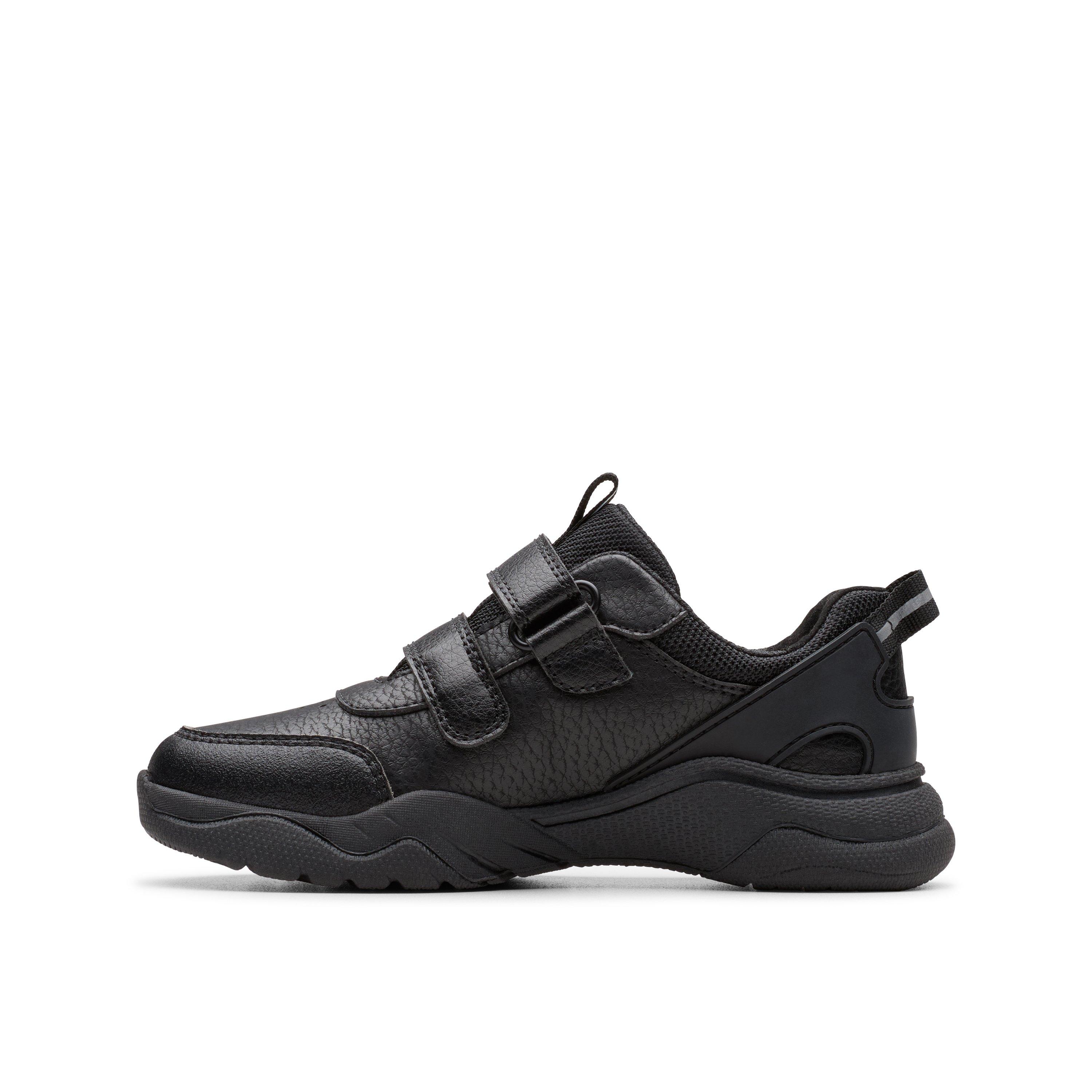 Negro - Clarks - Kids' Feather Shine Low-Top Trainers - 2