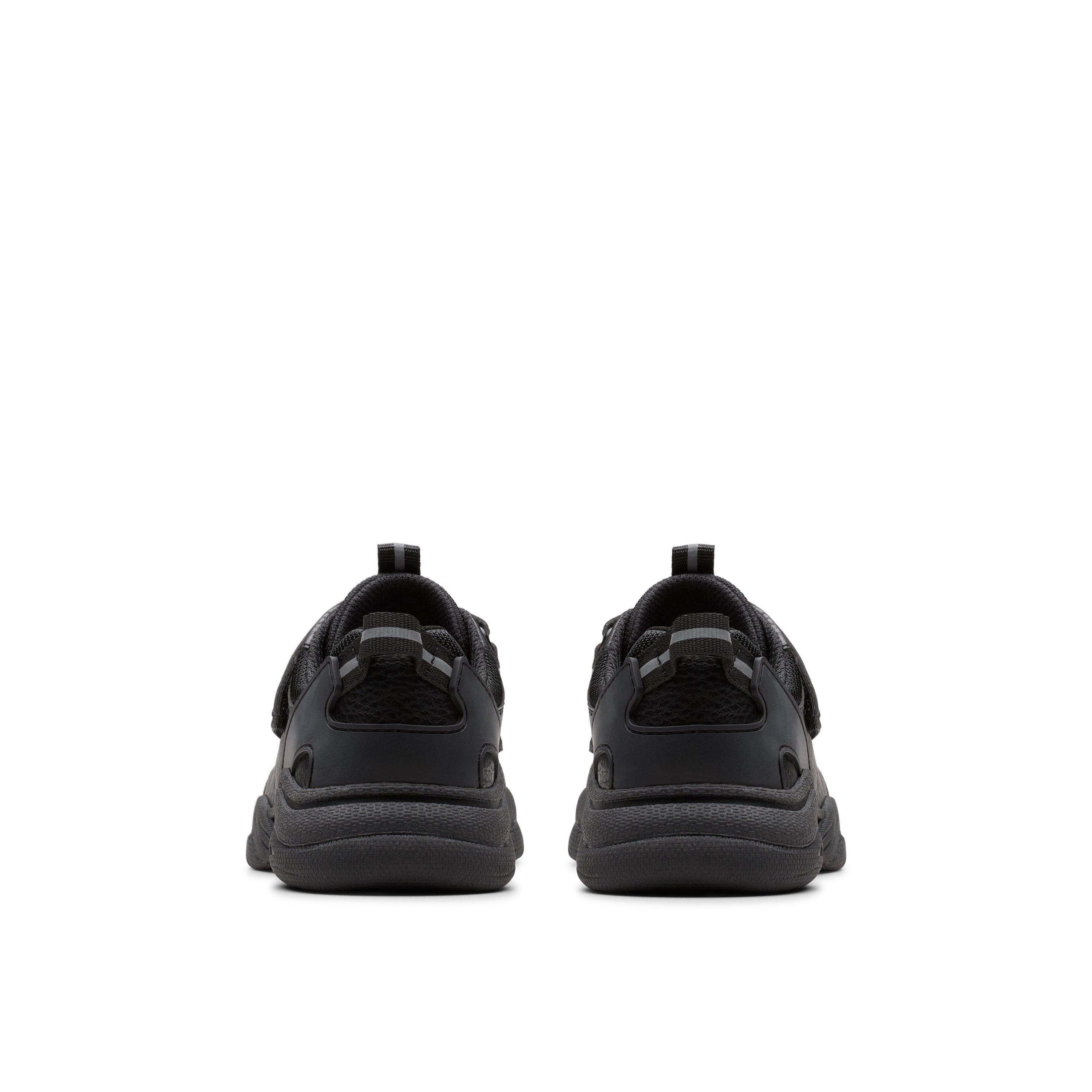 Negro - Clarks - Kids' Feather Shine Low-Top Trainers - 5