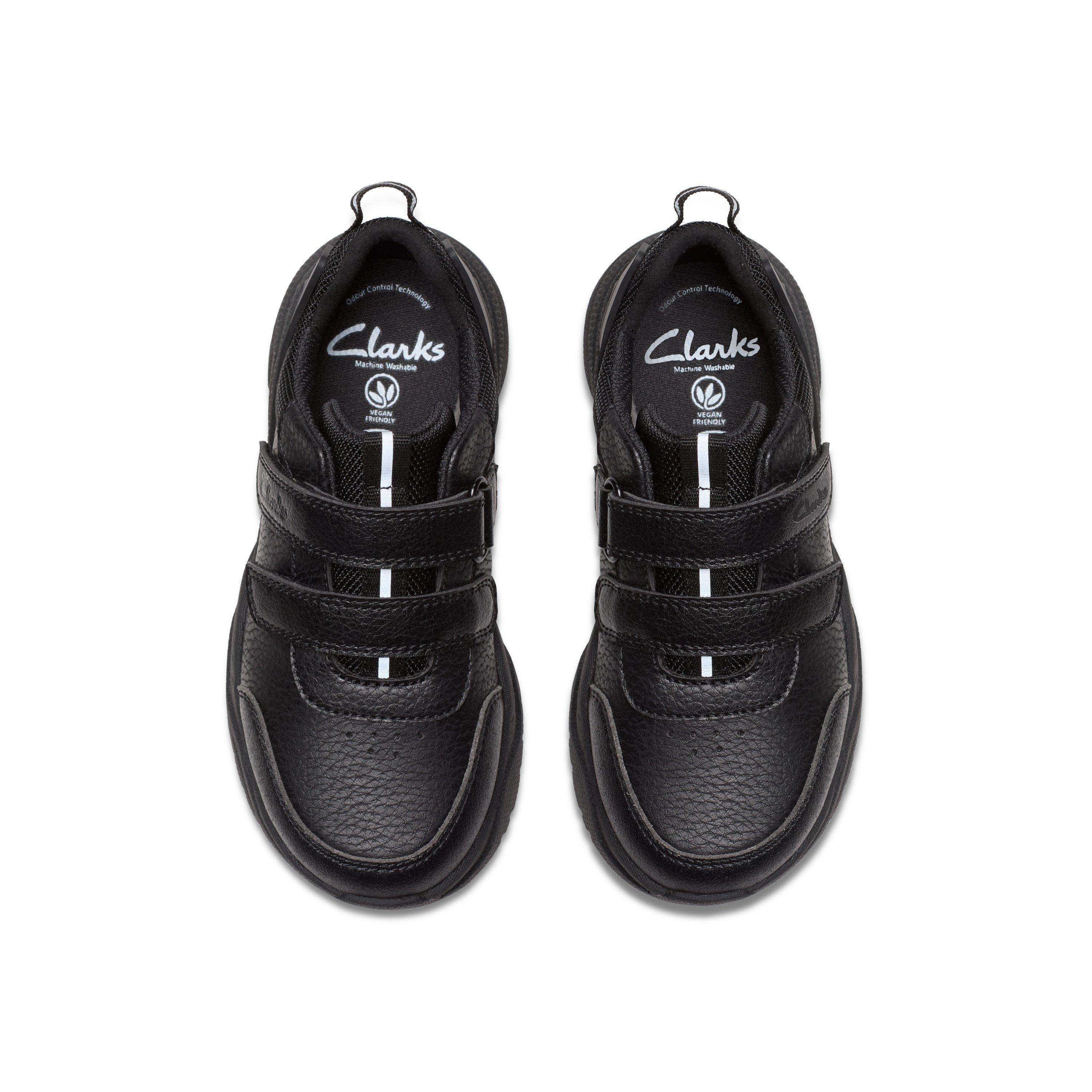 Negro - Clarks - Kids' Feather Shine Low-Top Trainers - 6
