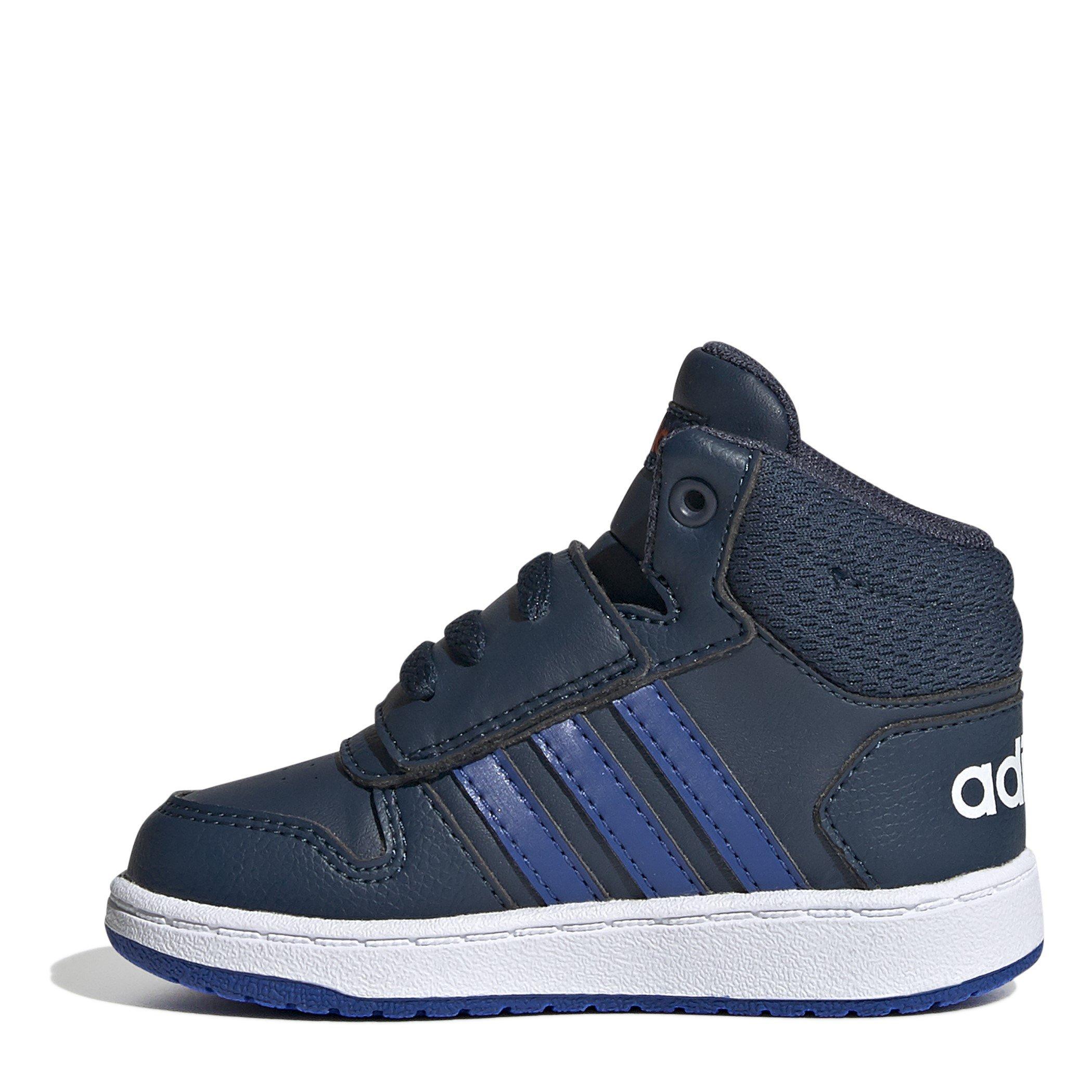 Navy/Blue - adidas - Hoops 2.0 Infant Boys Trainers - 2