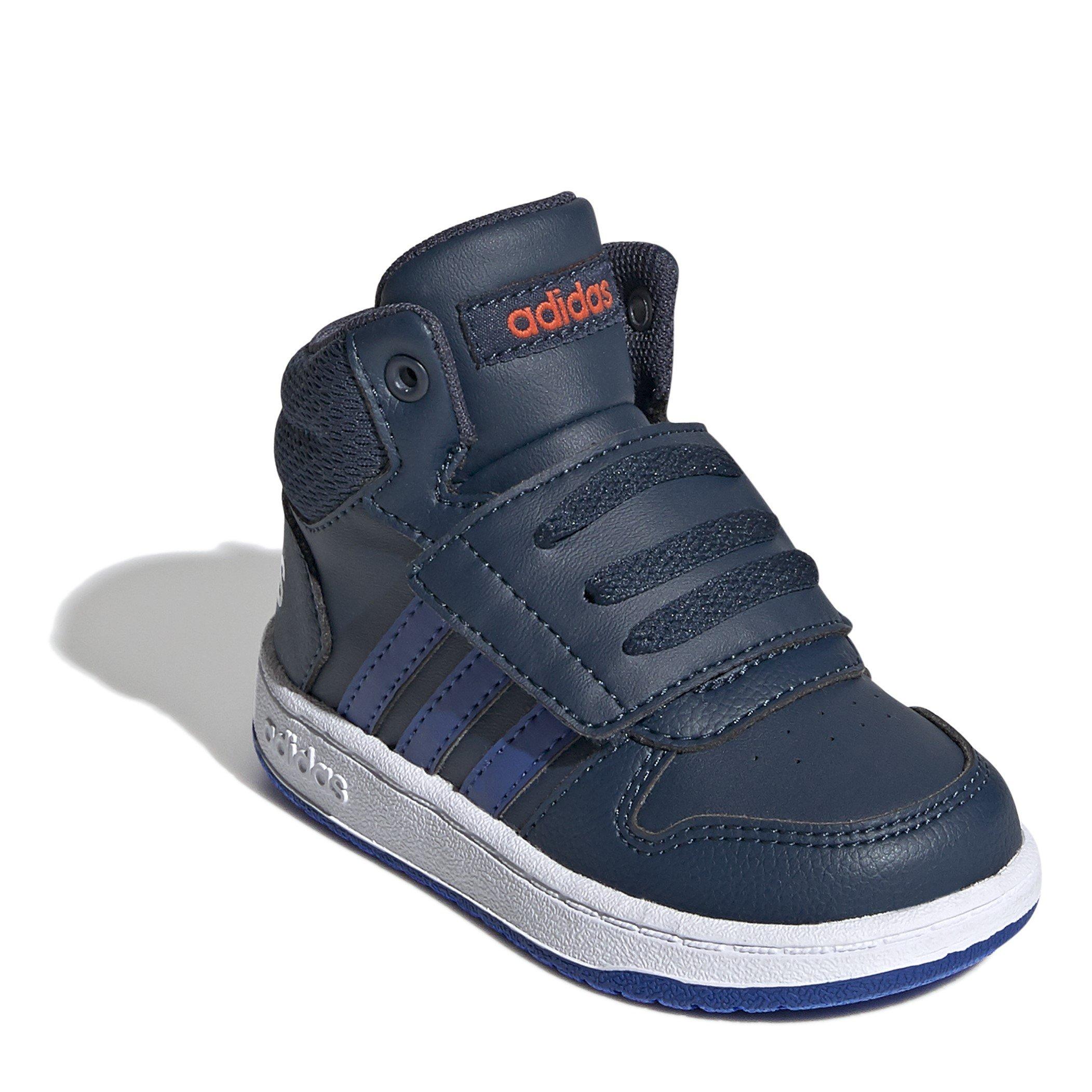 Navy/Blue - adidas - Hoops 2.0 Infant Boys Trainers - 3