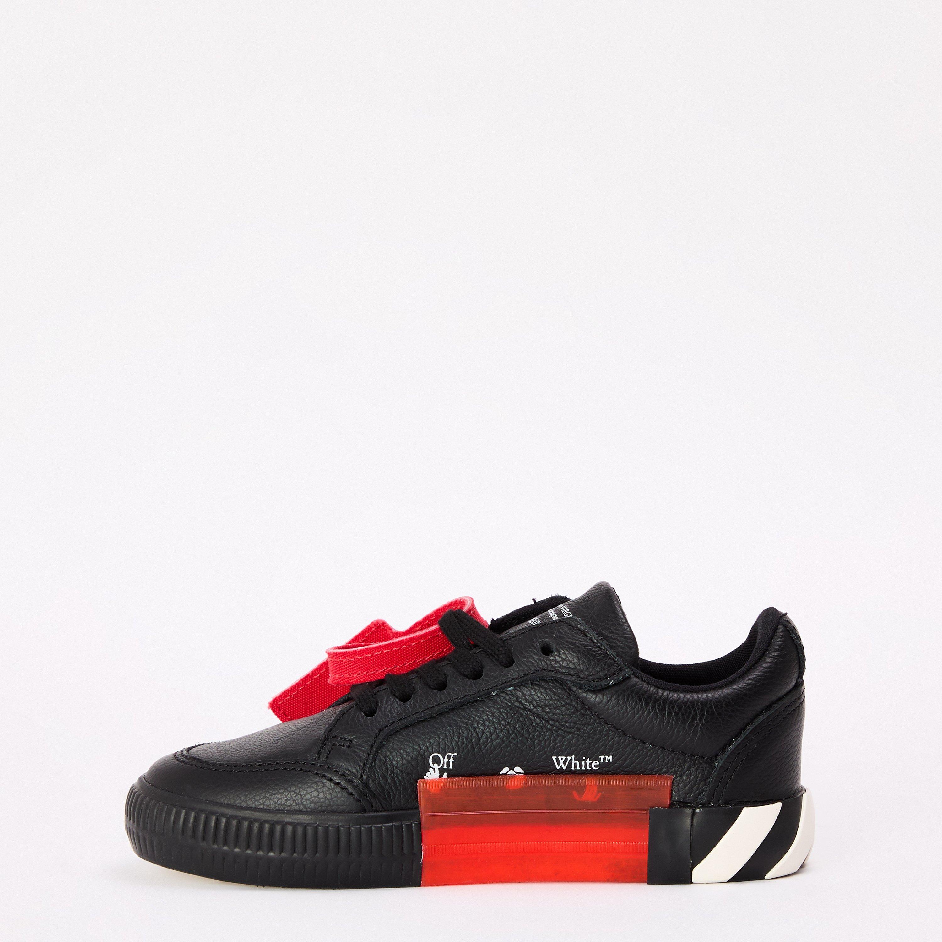 Black/White - Off White - Kids Vulcanised Trainer - 2