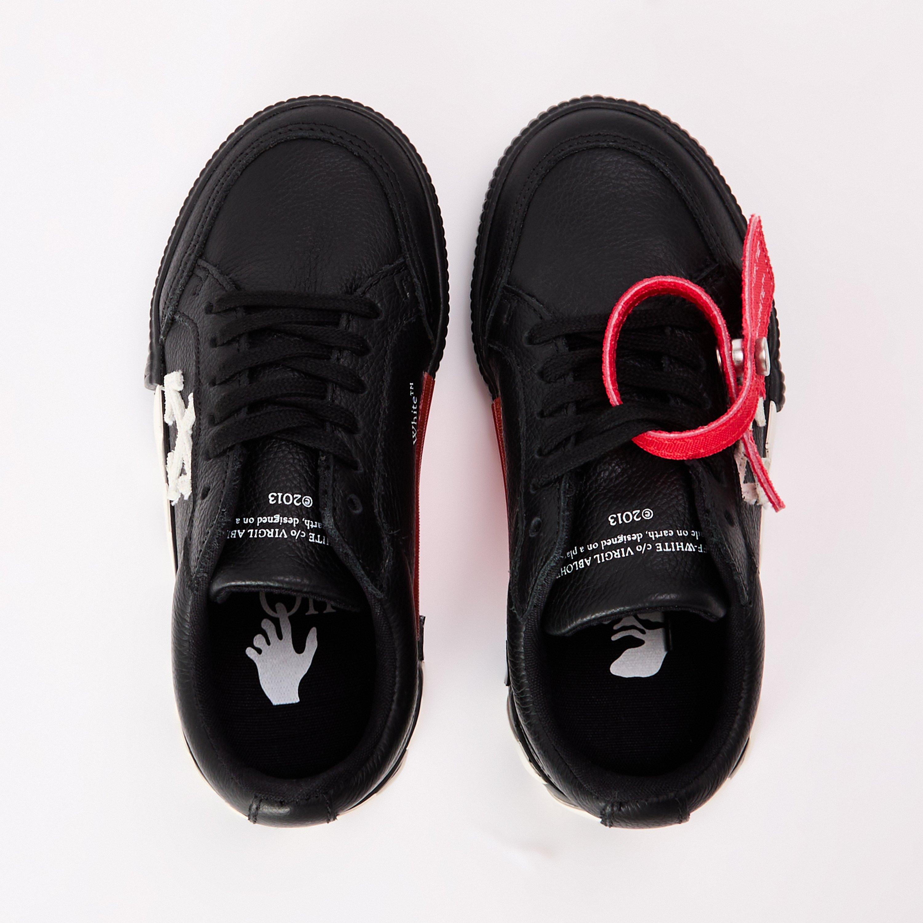 Black/White - Off White - Kids Vulcanised Trainer - 4