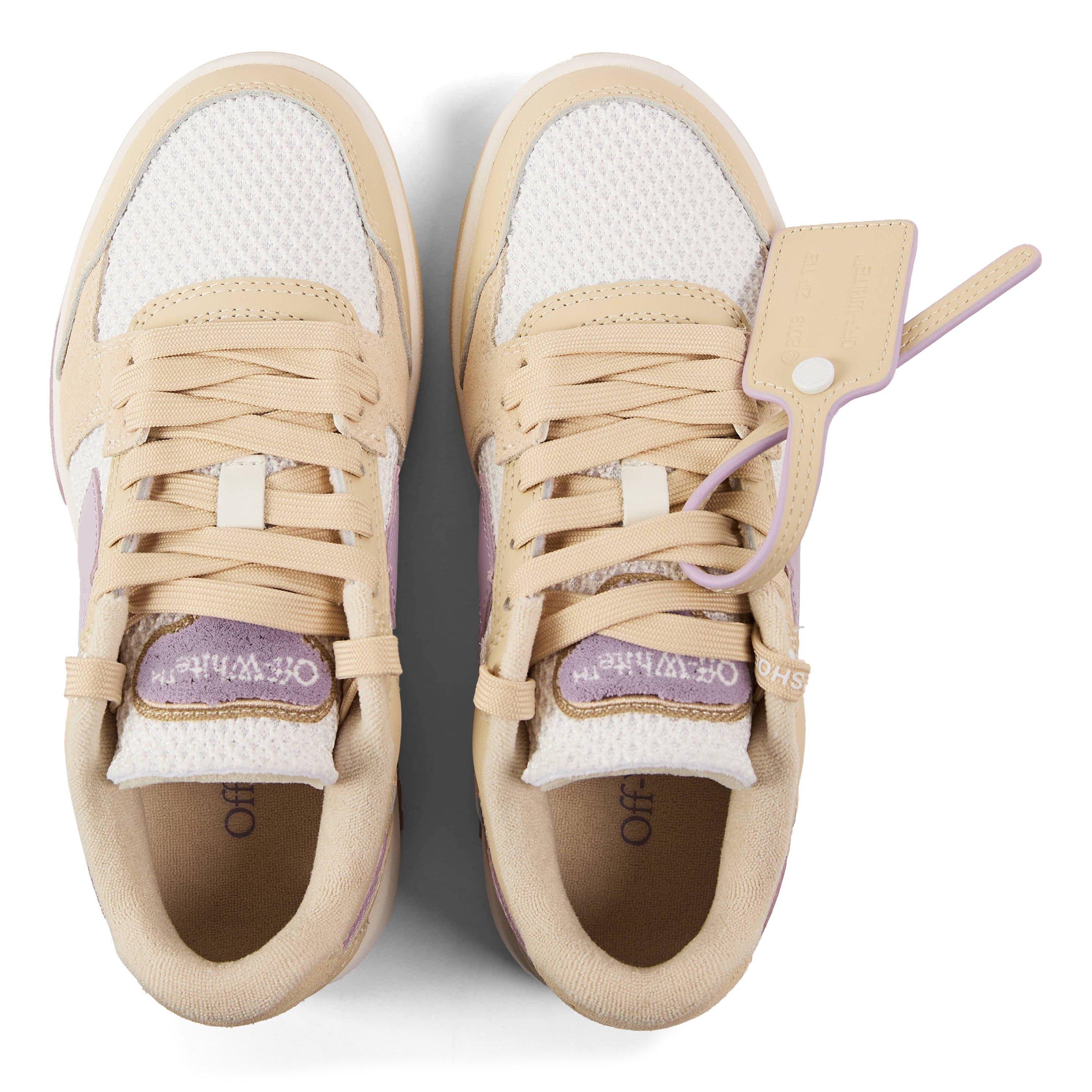 Beige/Lavander - Off White - Kids' Low-Top Trainers - 4