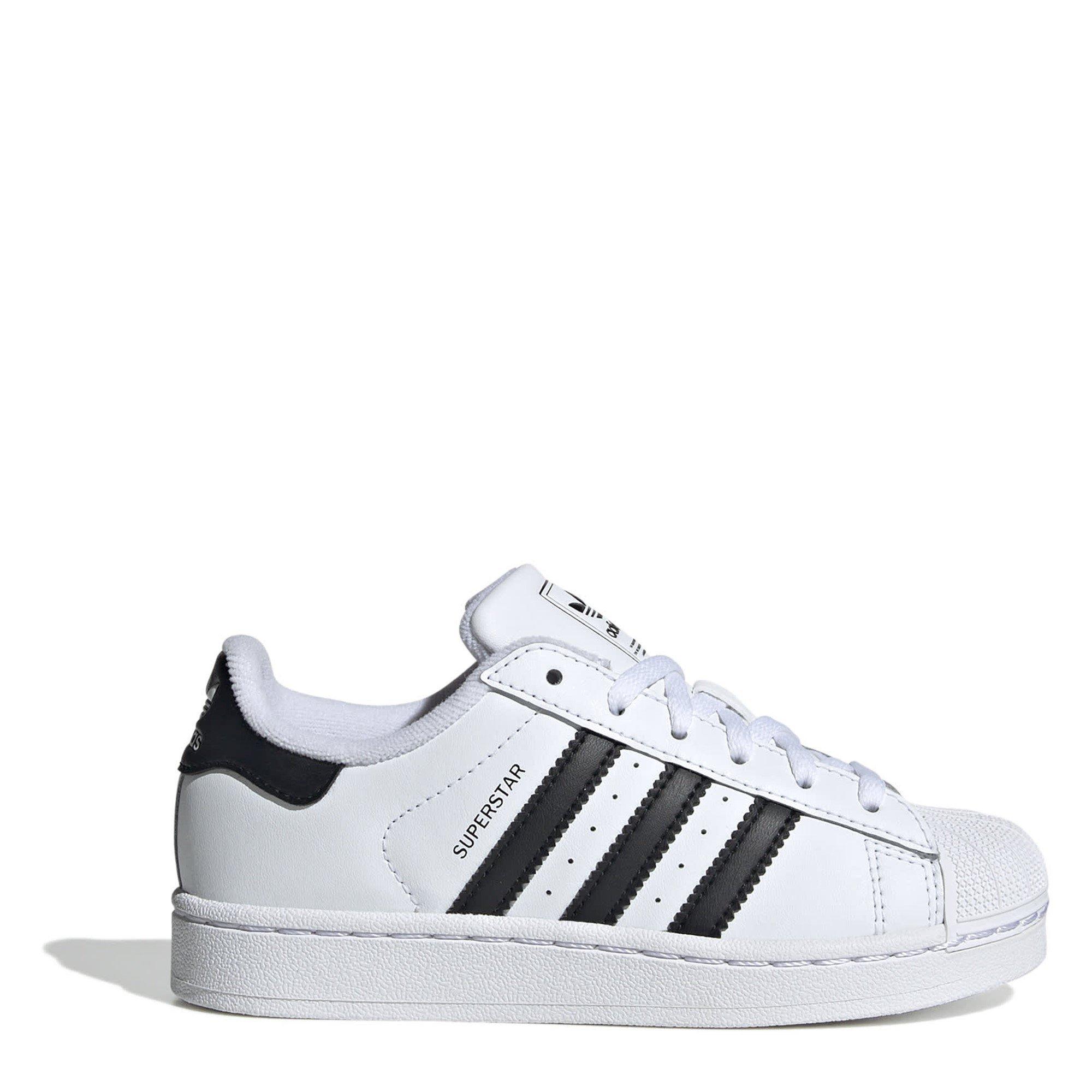 White/Black - adidas Originals - Superstar II Shoes Childrens - 1
