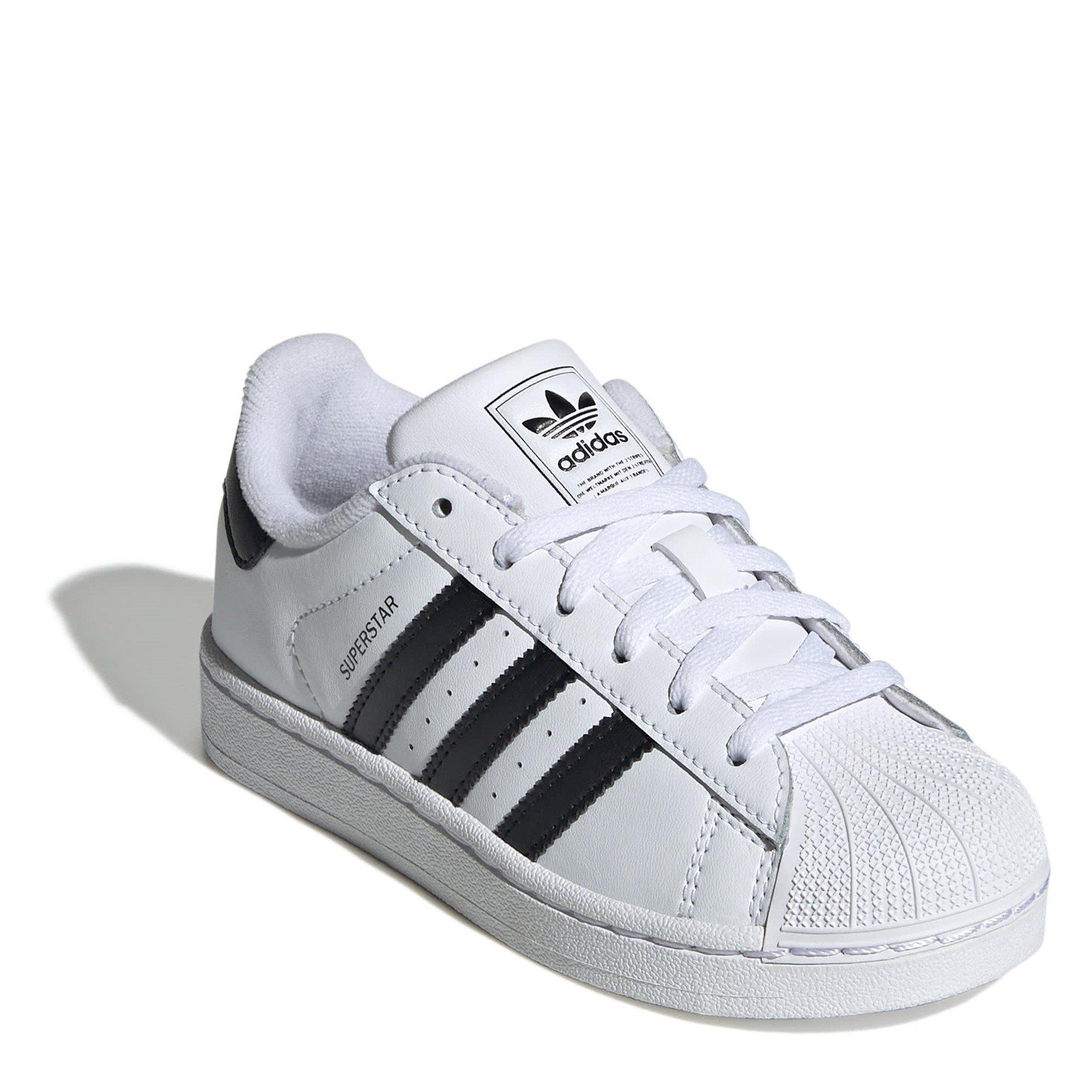 White/Black - adidas Originals - Superstar II Shoes Childrens - 3