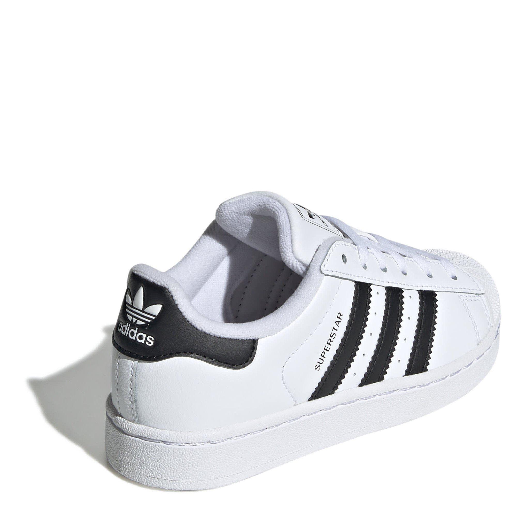 White/Black - adidas Originals - Superstar II Shoes Childrens - 4