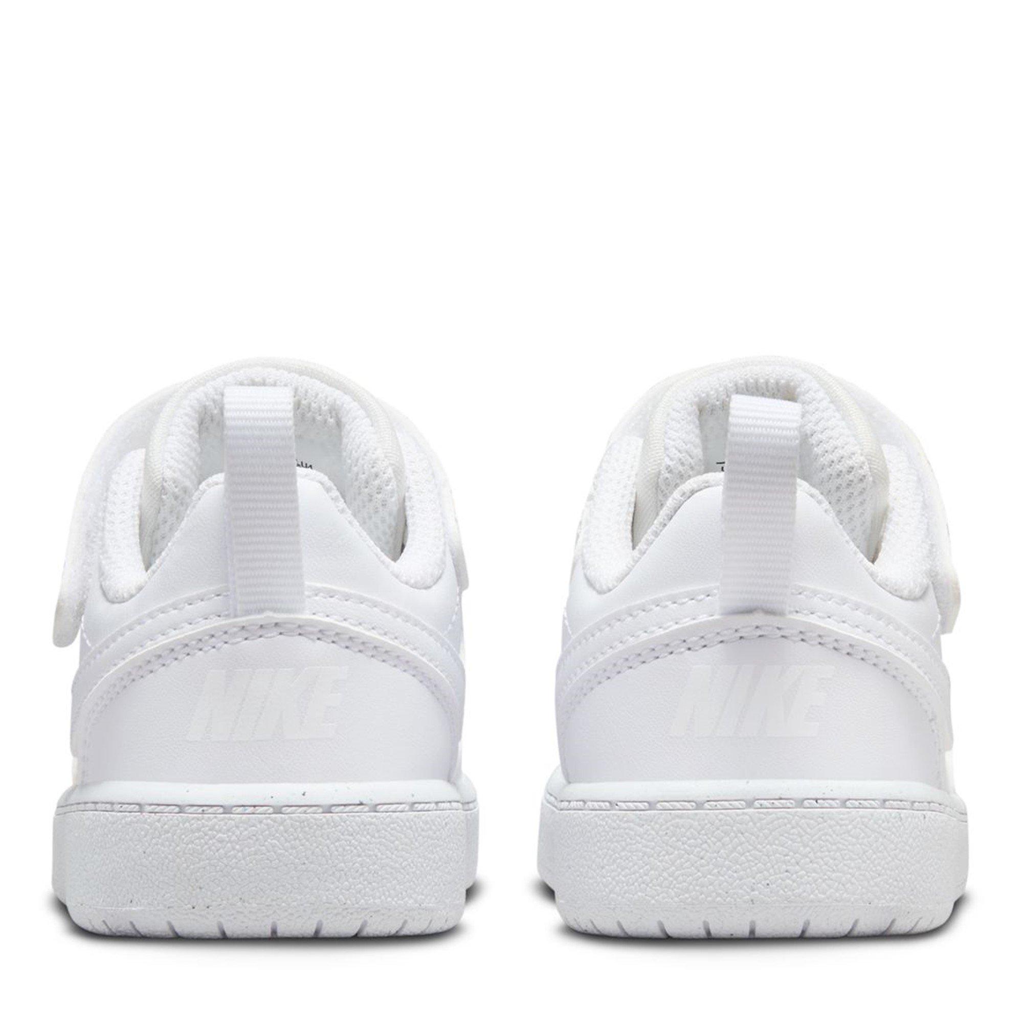 Bianco/Bianco - Nike - Court Borough Low 2 Baby/Toddler Shoe - 4