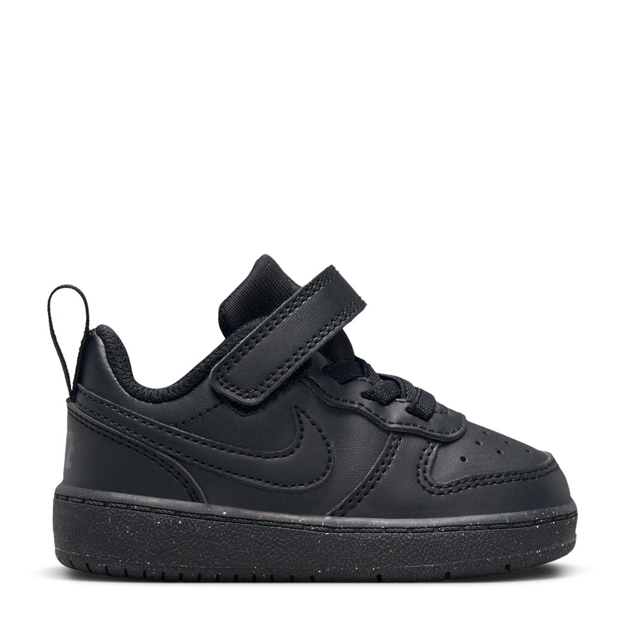 Nike  Black/Black Court Borough Low 2 Baby/Toddler Shoe - C6 (22.5)