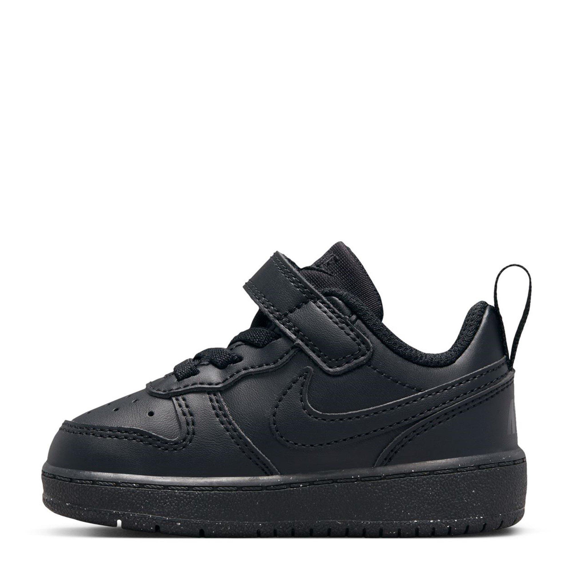 Black/Black - Nike - Court Borough Low 2 Baby/Toddler Shoe - 2