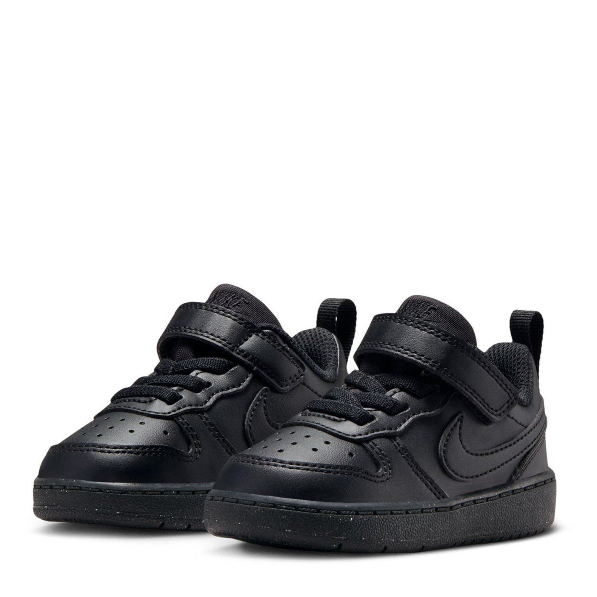 Black/Black - Nike - Court Borough Low 2 Baby/Toddler Shoe - 3
