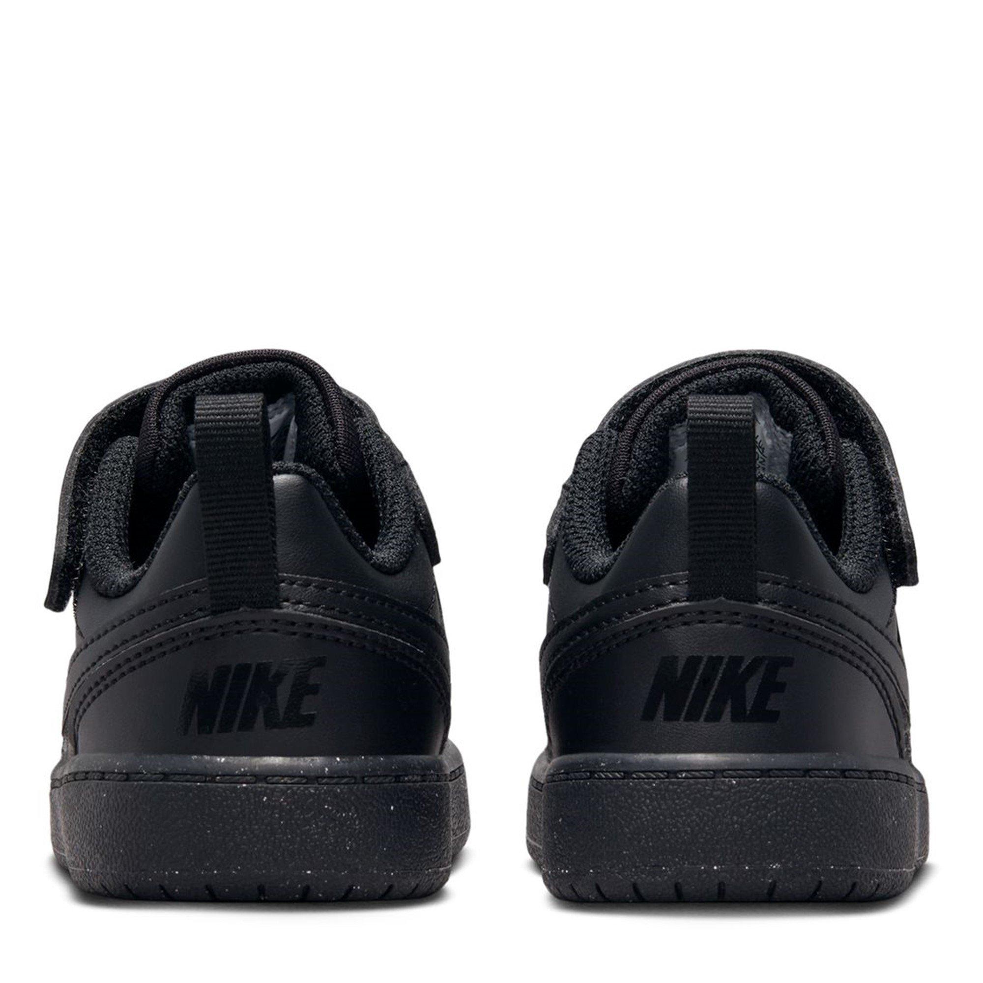 Black/Black - Nike - Court Borough Low 2 Baby/Toddler Shoe - 4