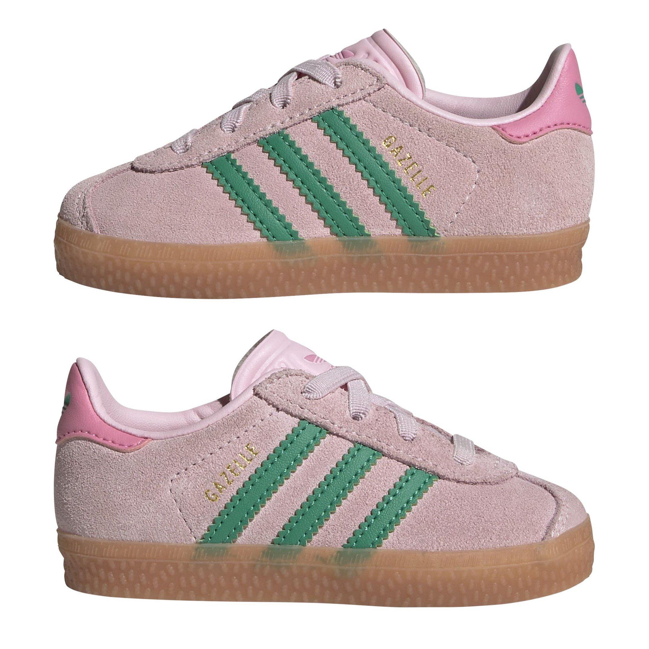 Pink/Court Grn - adidas Originals - Gazelle Shoes Infants - 11