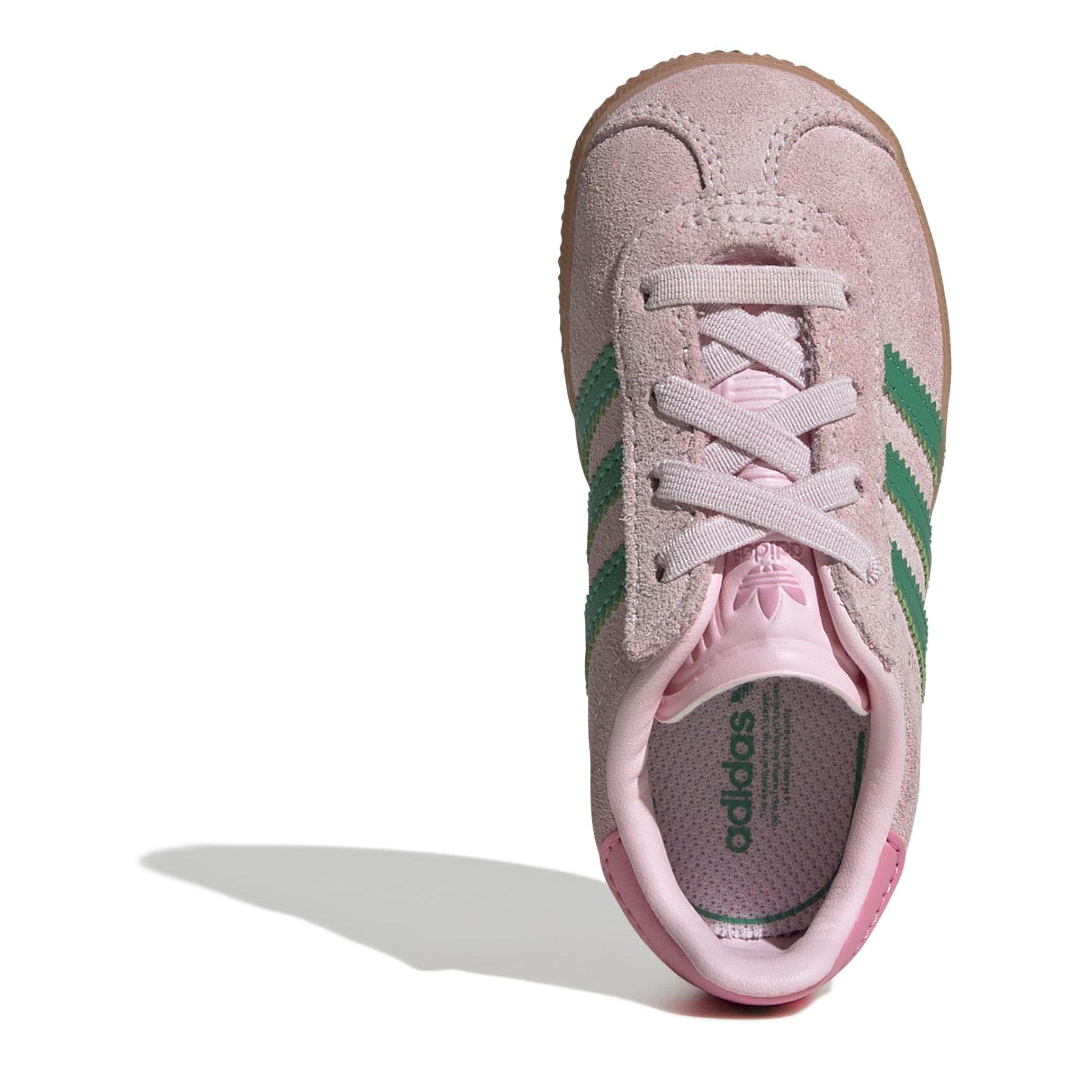 Pink/Court Grn - adidas Originals - Gazelle Shoes Infants - 6