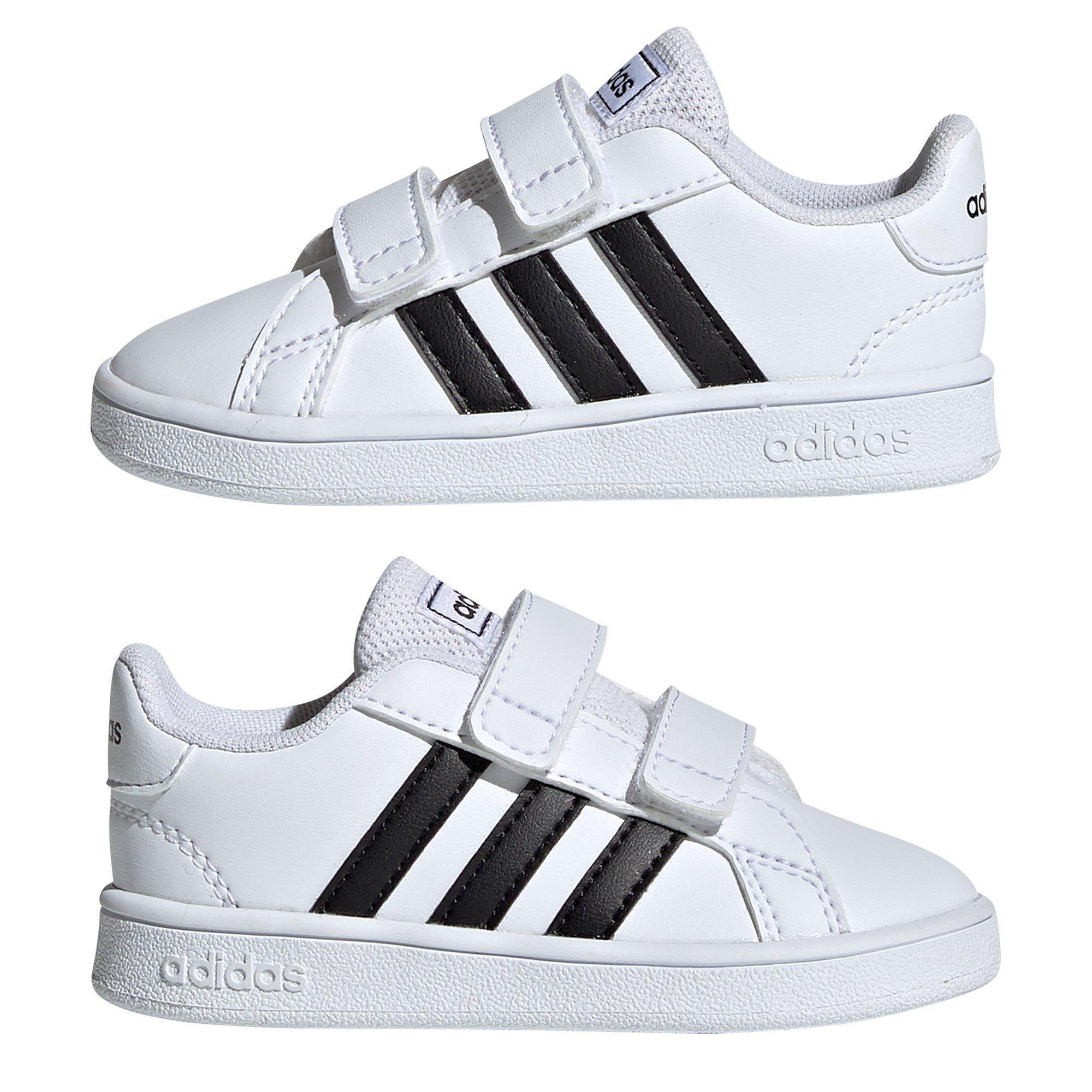 White/Black - adidas - Grand Court Trainers Infant Boys - 11