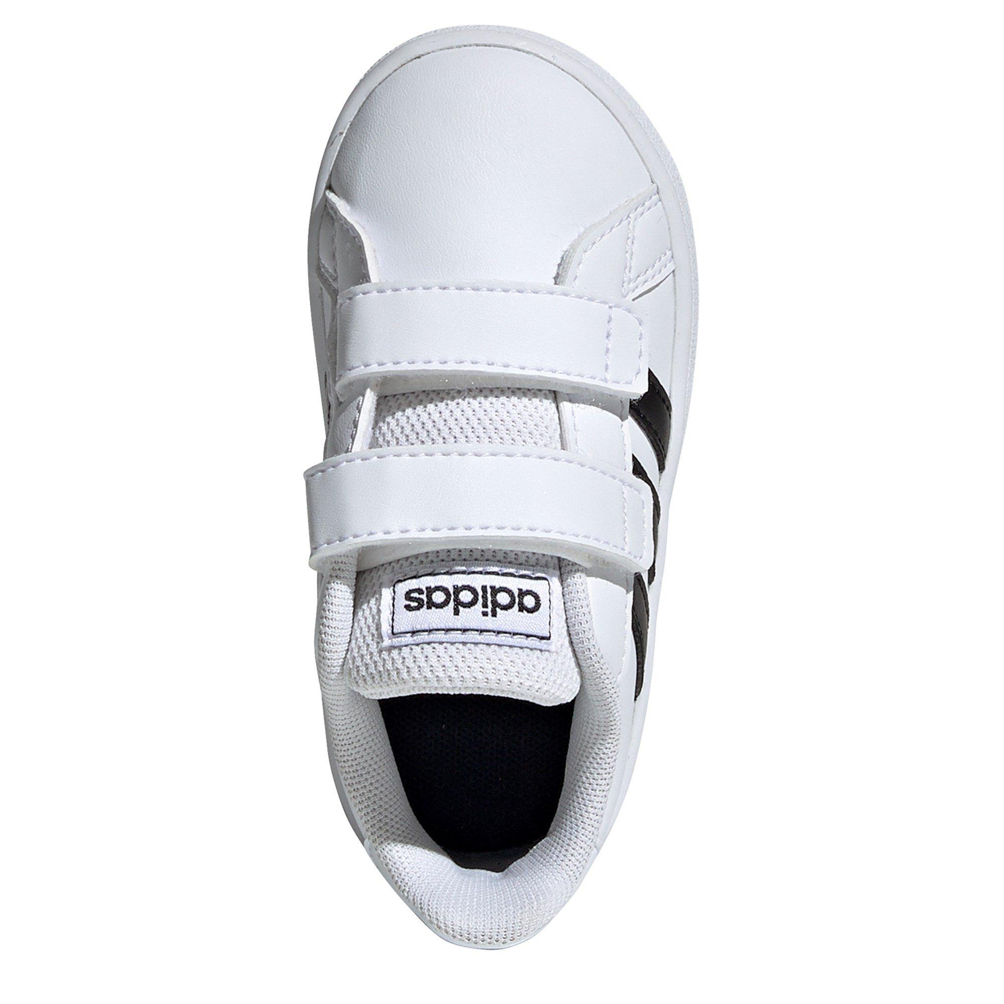 White/Black - adidas - Grand Court Trainers Infant Boys - 4