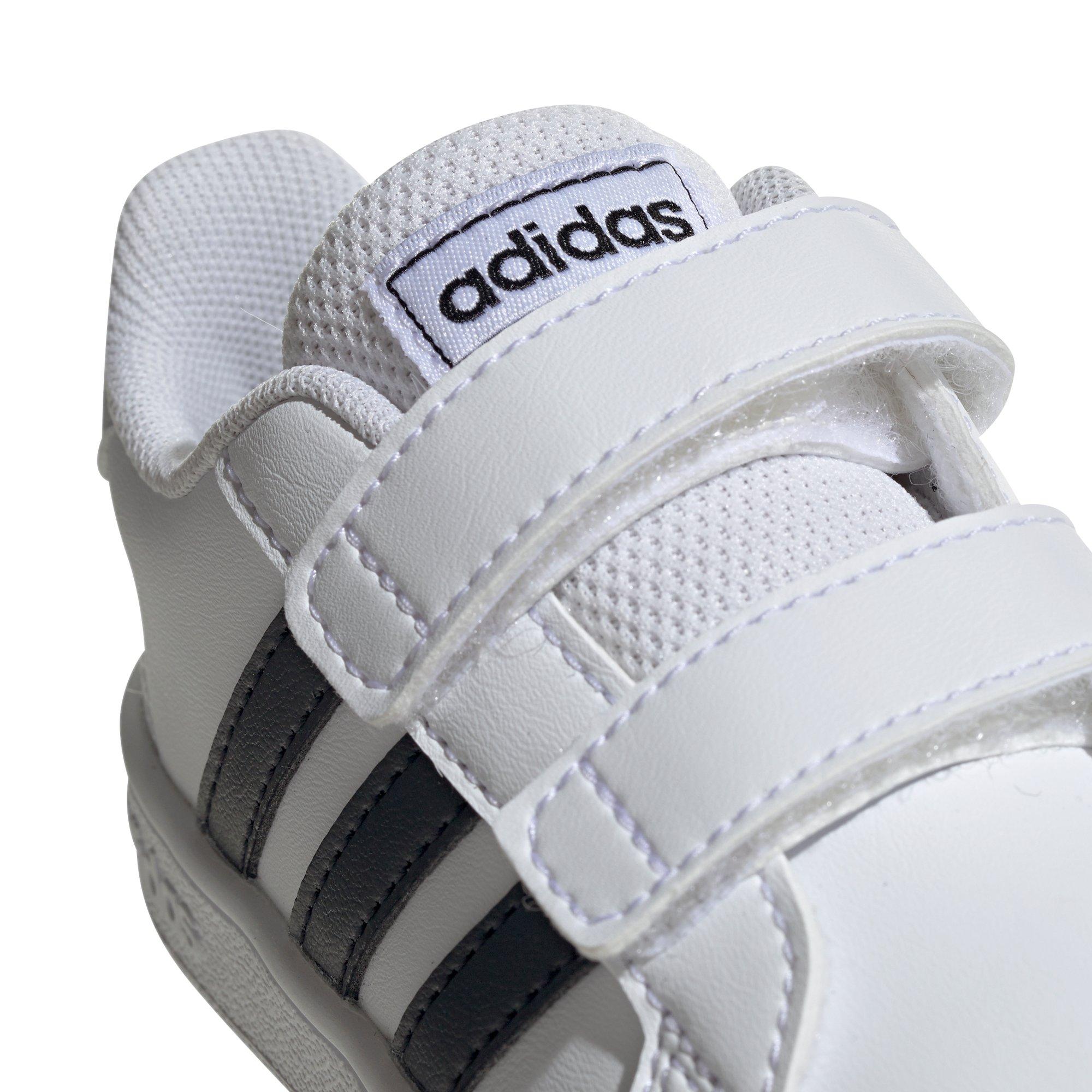 White/Black - adidas - Grand Court Trainers Infant Boys - 5