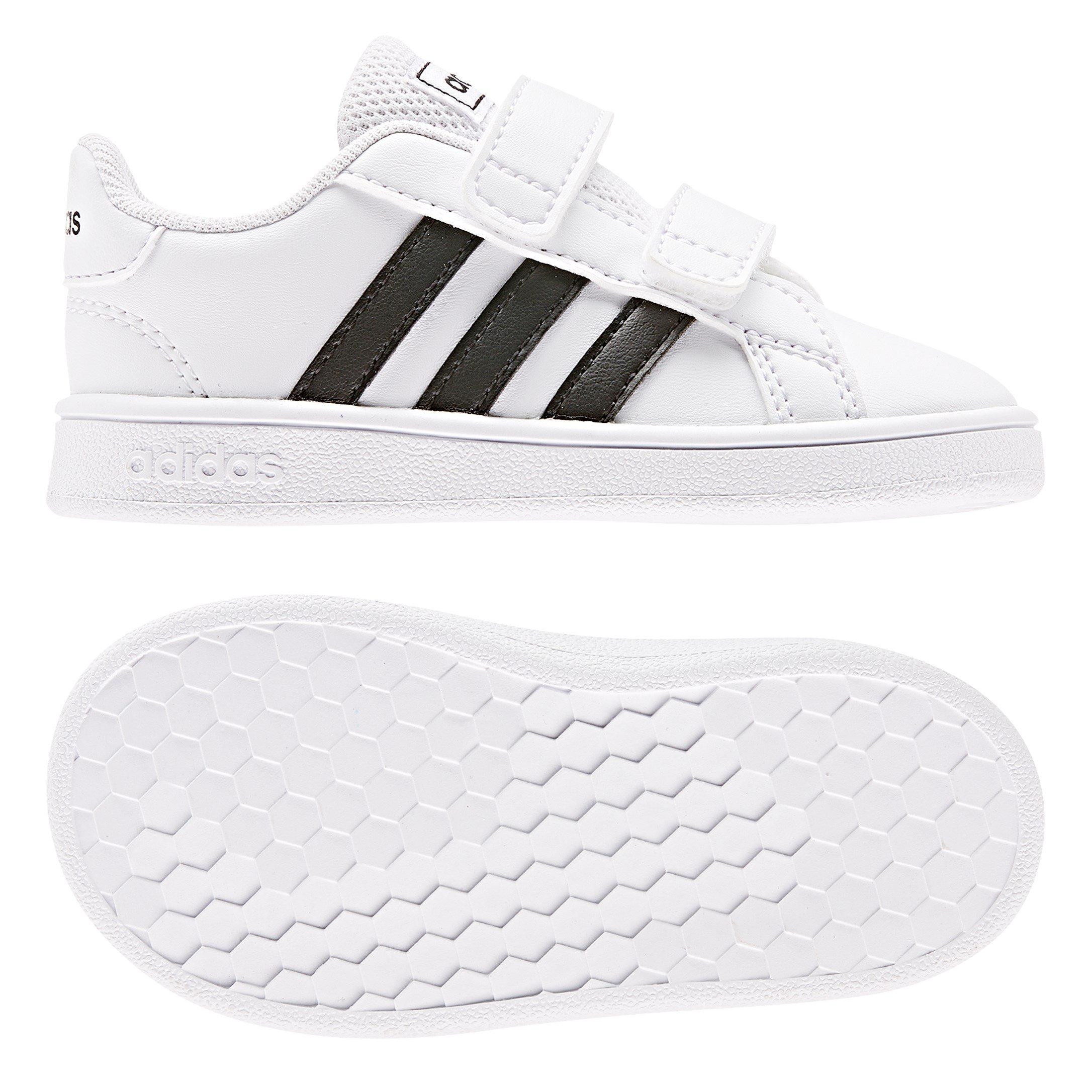 White/Black - adidas - Grand Court Trainers Infant Boys - 10