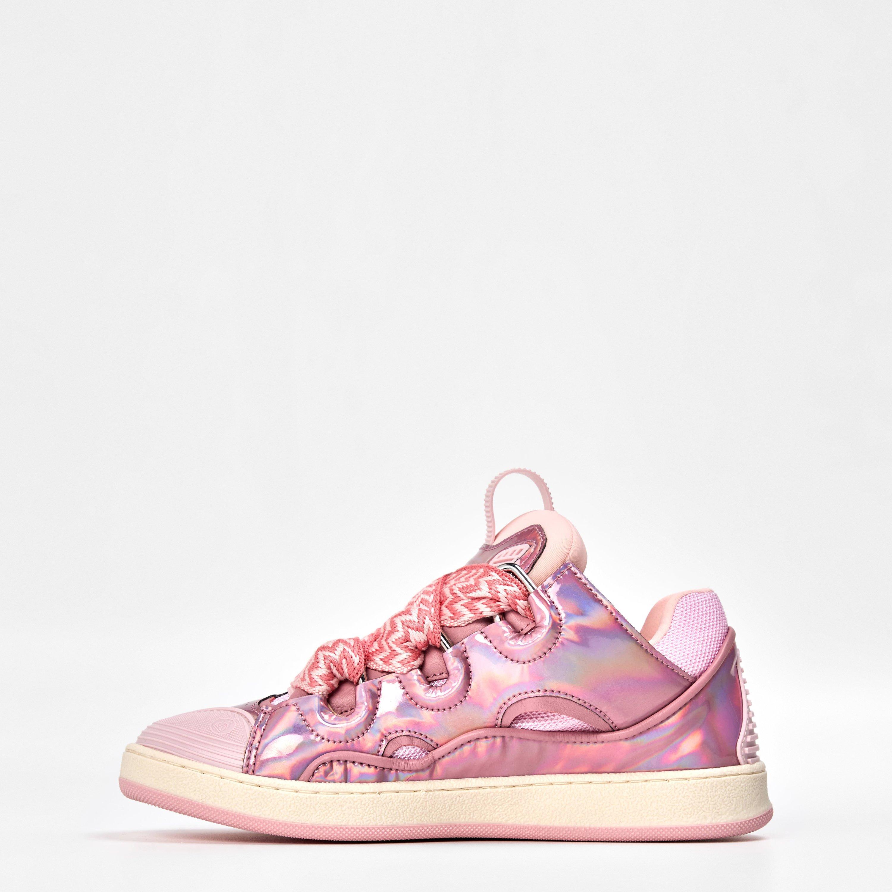 Pale Pink - Lanvin - Kids' Curb Low-Top Trainers - 2
