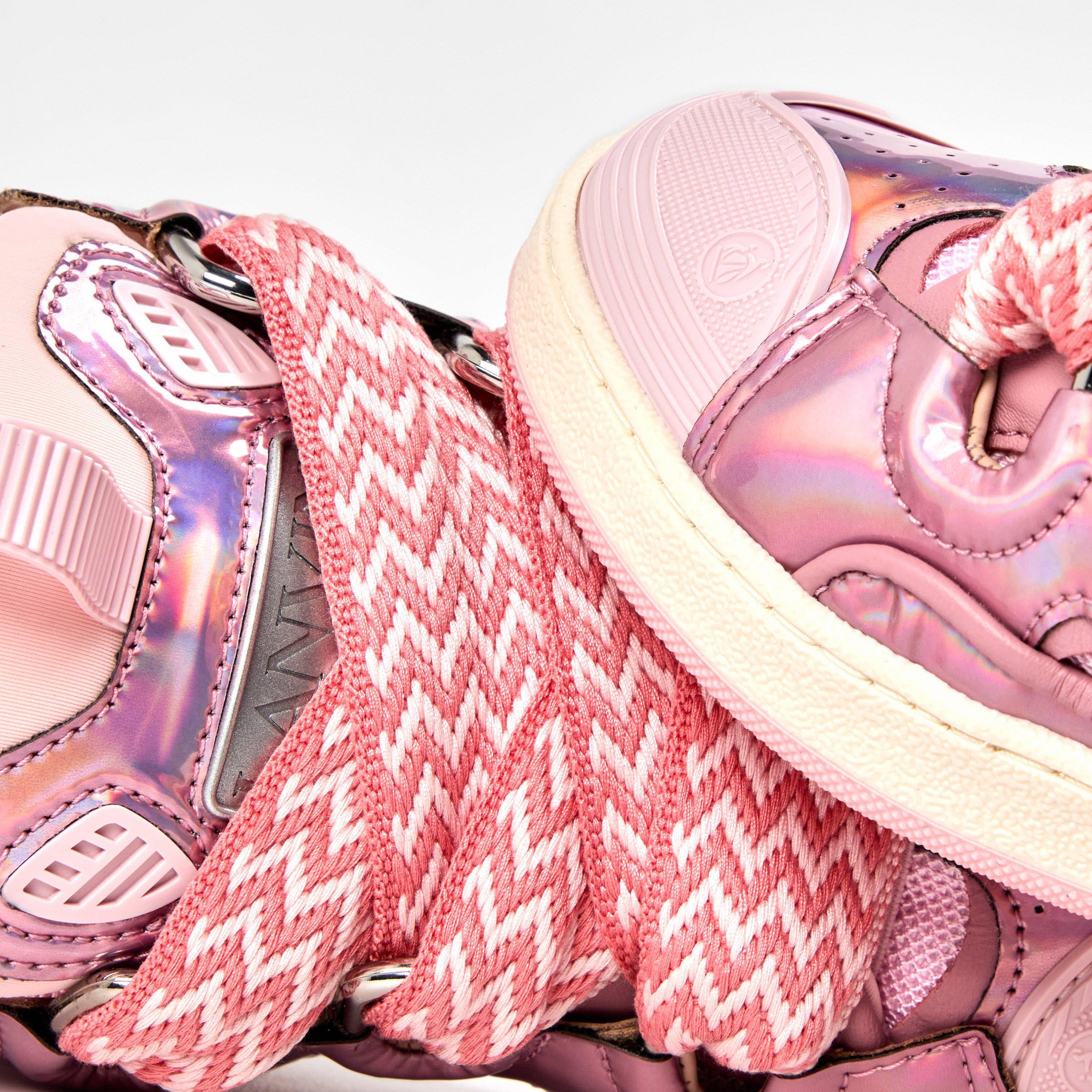 Pale Pink - Lanvin - Kids' Curb Low-Top Trainers - 3