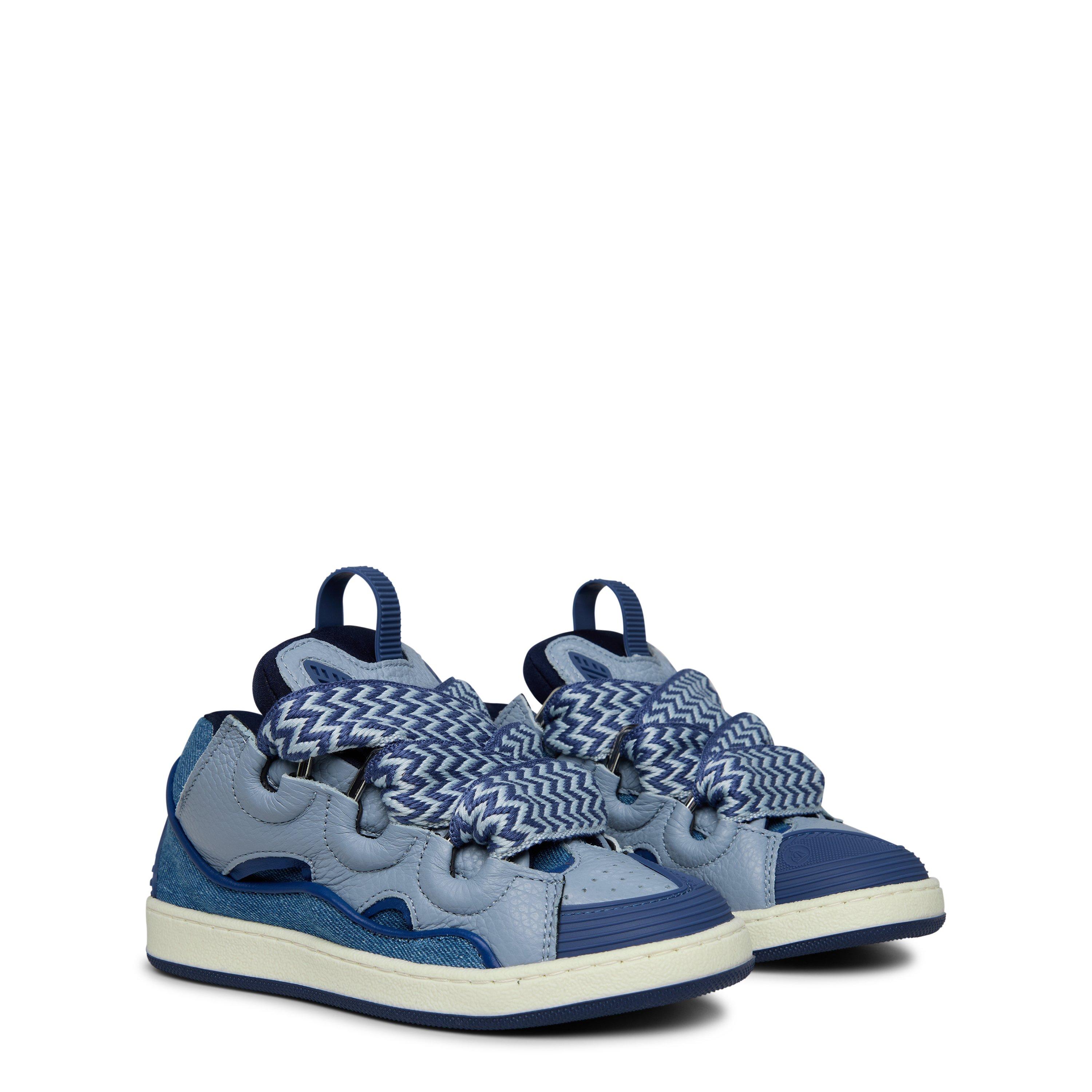 Denim blue - Lanvin - Curb Trainers Childrens - 3