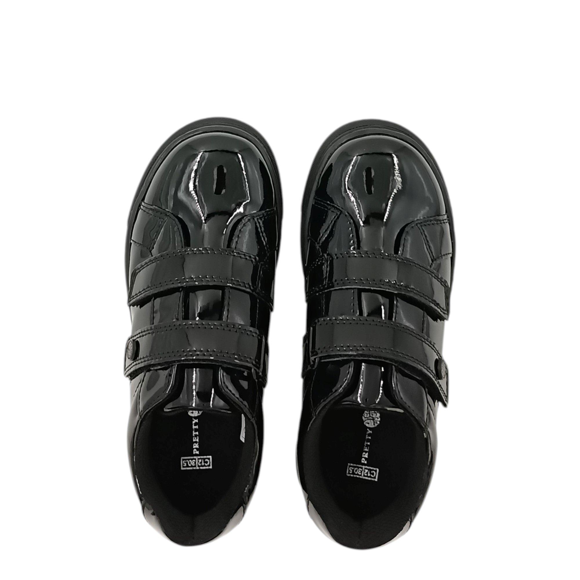 Black/Patent - Pretty Green - Moc Toe Formal Shoes - 5