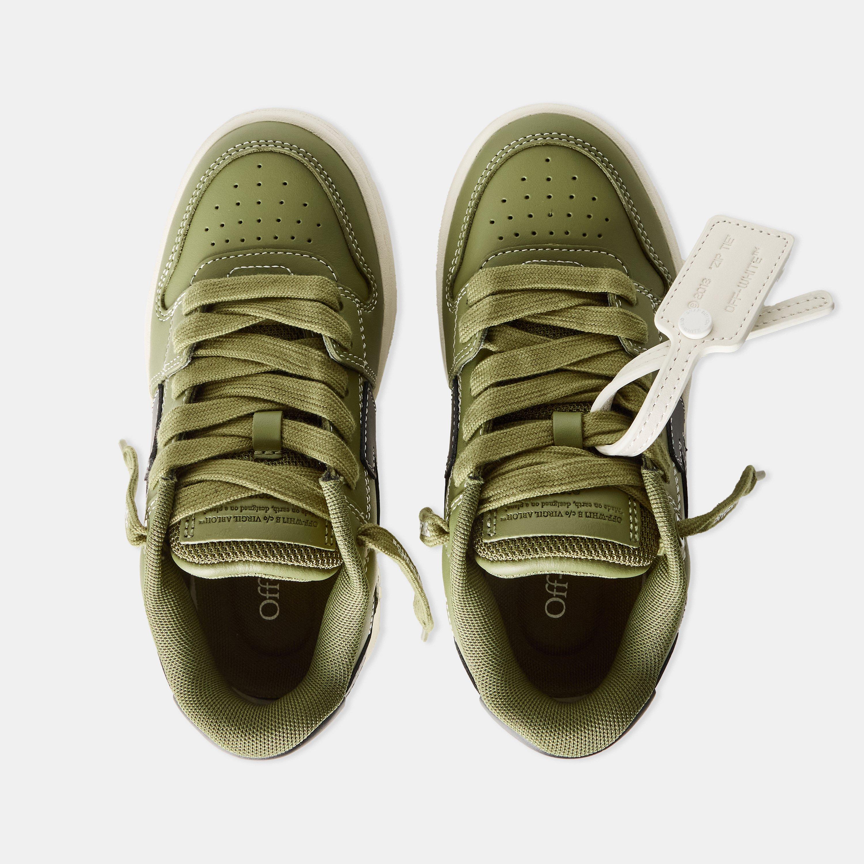 Green/Black - Off White - Kids Low Trainers - 4