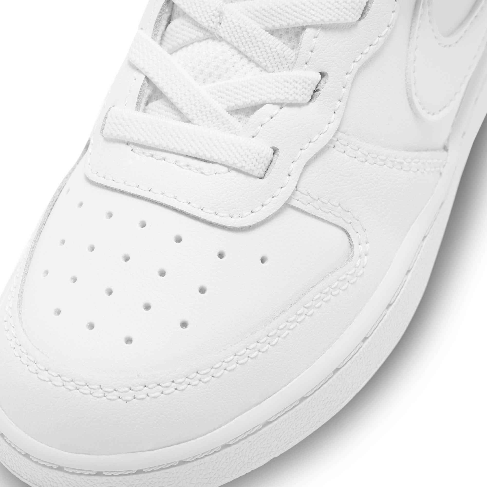 WHITE/WHITE-WHI - Nike - Court Borough Low 2 Baby/Toddler Shoe - 7