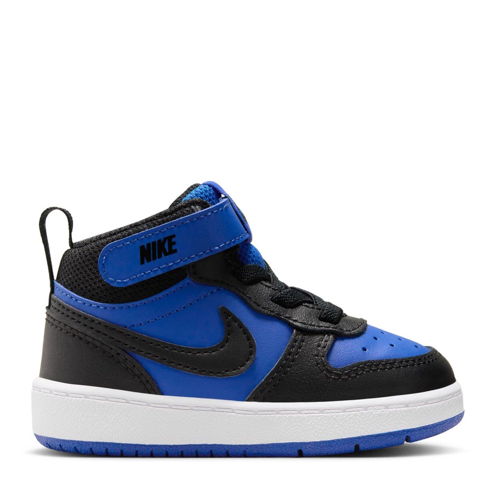 Nike  Court Borough Mid 2 Baby/Toddler Shoe - Royal/Black - C8 (25.5)