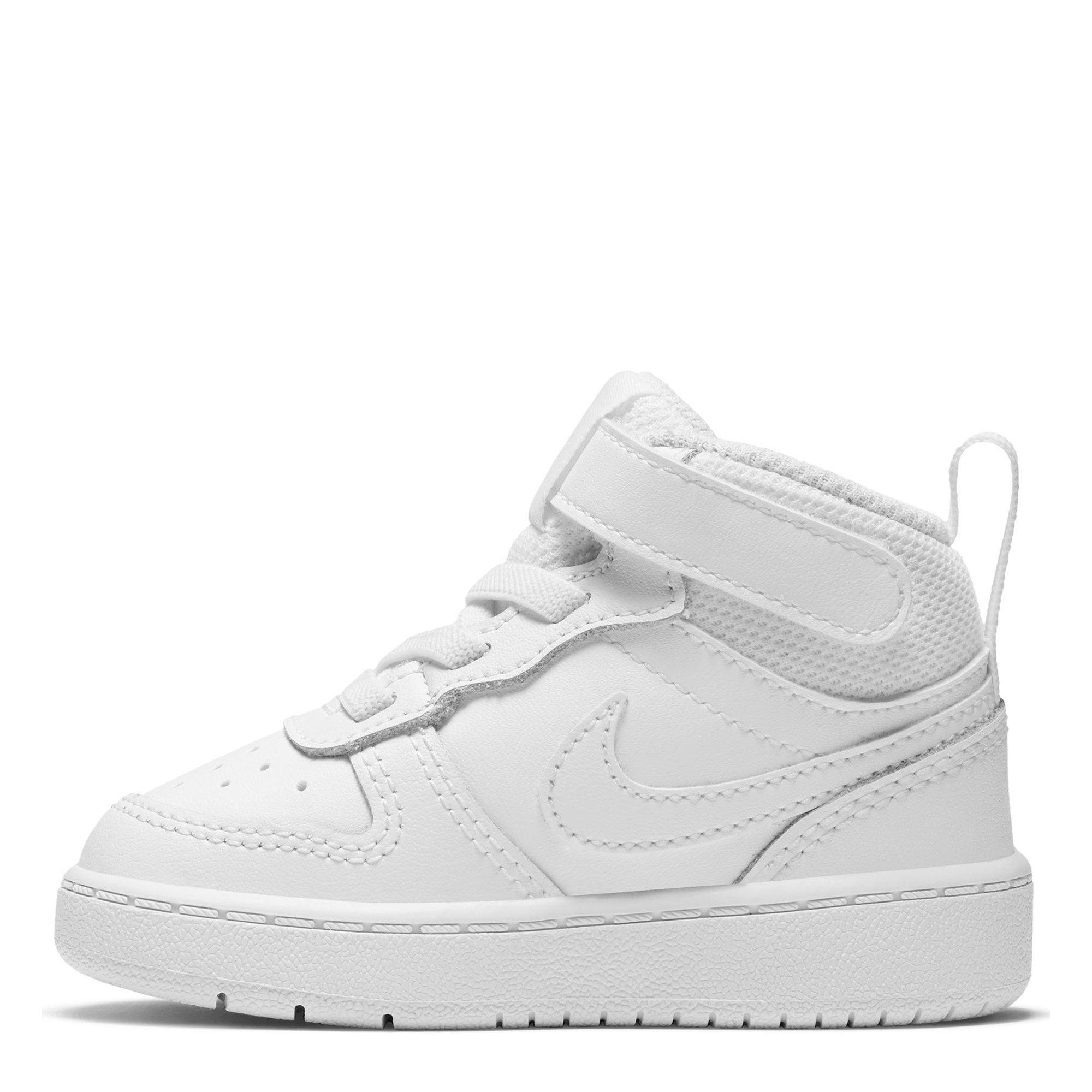 Drievoudig Wit - Nike - Court Borough Mid 2 Baby/Toddler Shoe - 2
