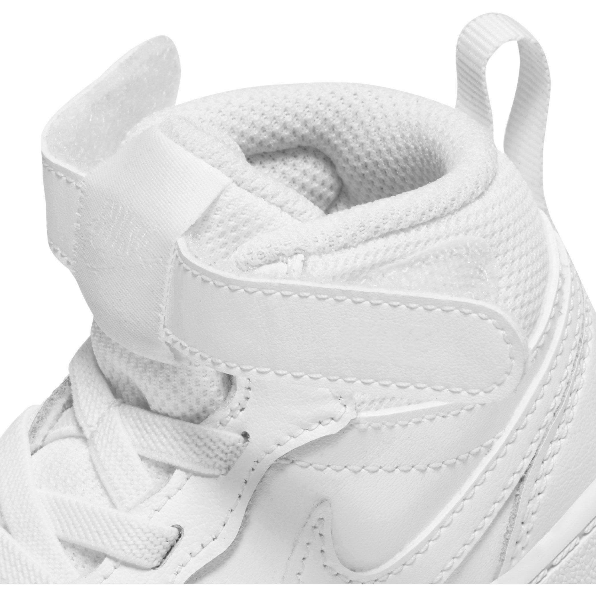 Drievoudig Wit - Nike - Court Borough Mid 2 Baby/Toddler Shoe - 5