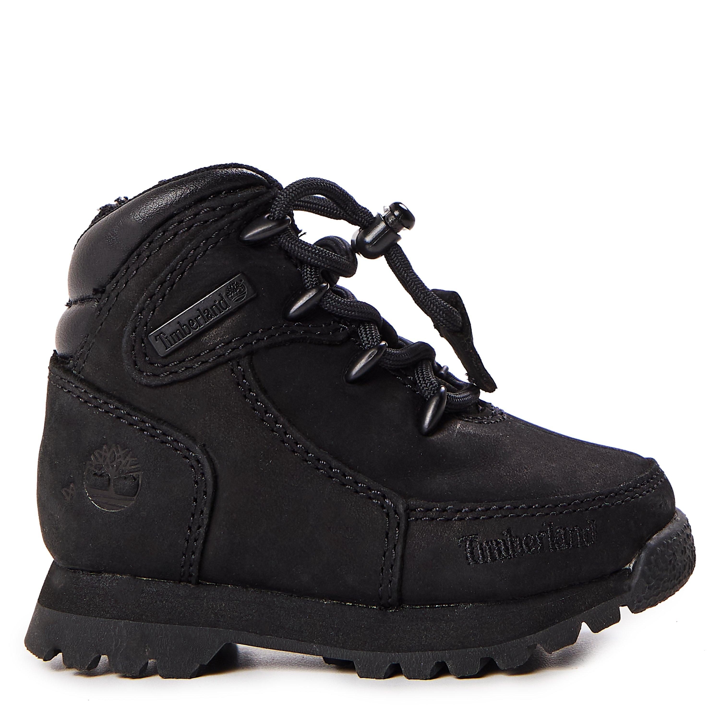 Timberland  Infant Kids Mid Bungee Flat Ankle Boot - Black - C4.5(21.5)