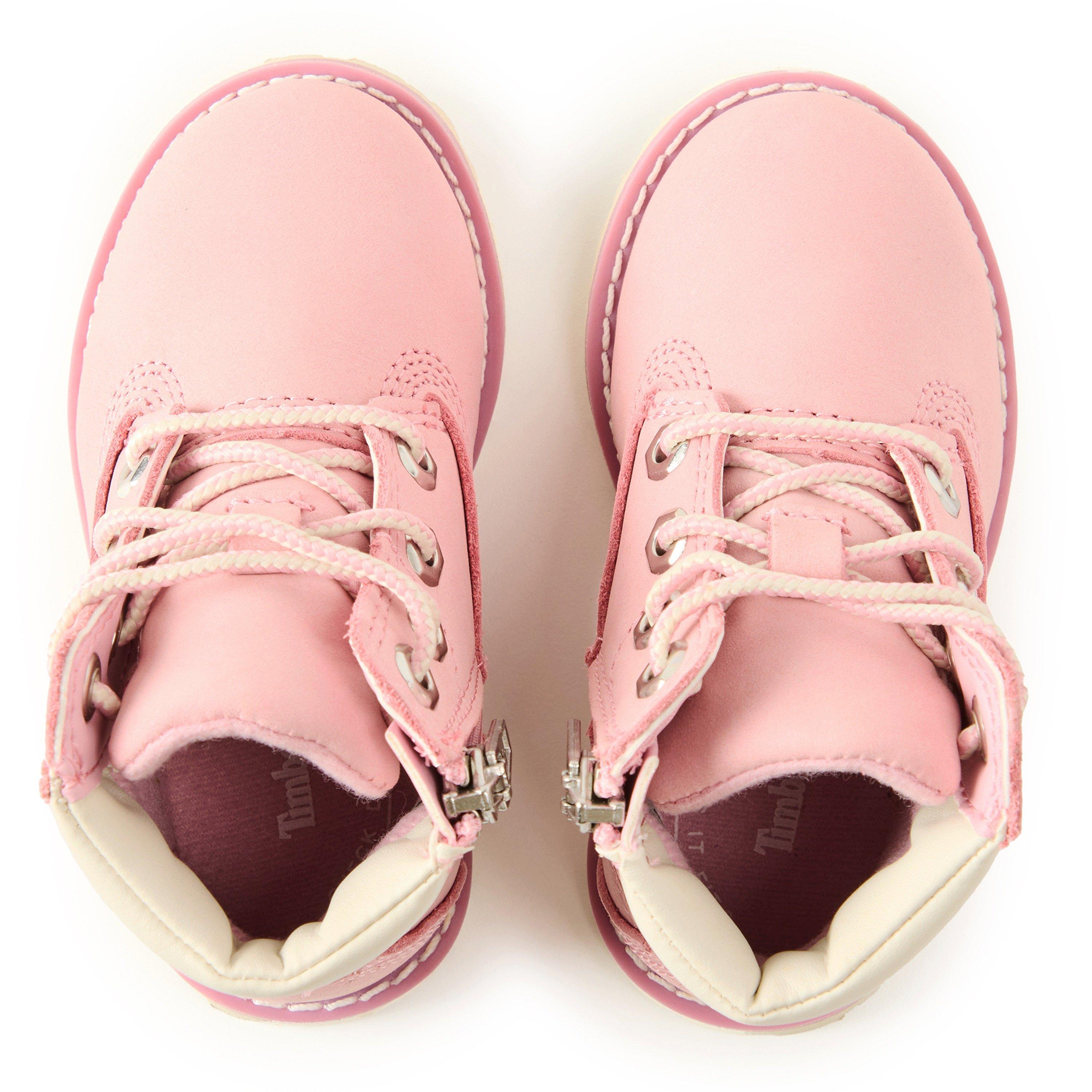 Pink Nectar - Timberland - Timberland Pokey Pine Mid Lace Up With Zip Boo - 3