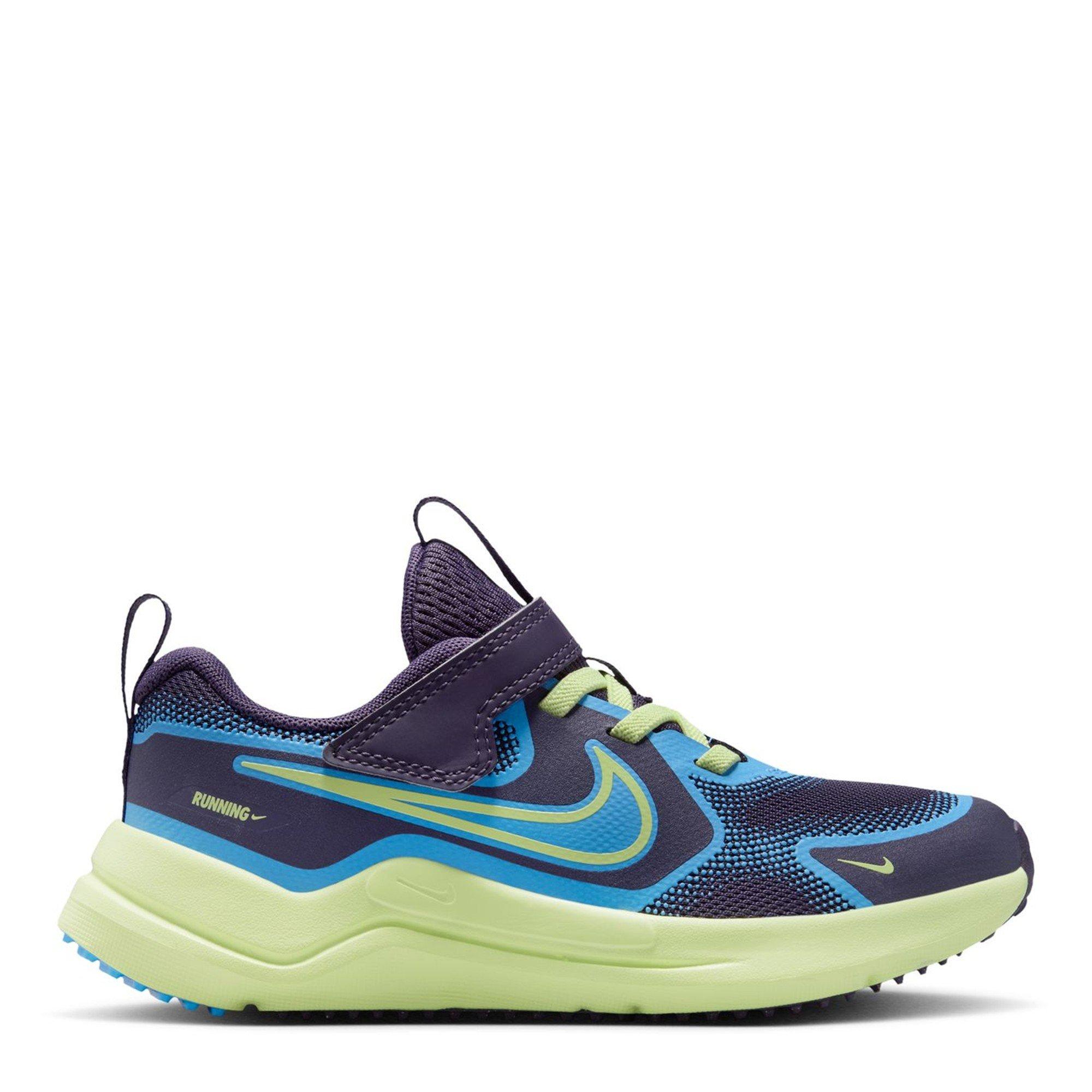 Nike Men's Raisin/Lime Cosmic Runners Childrens - 1 (33)