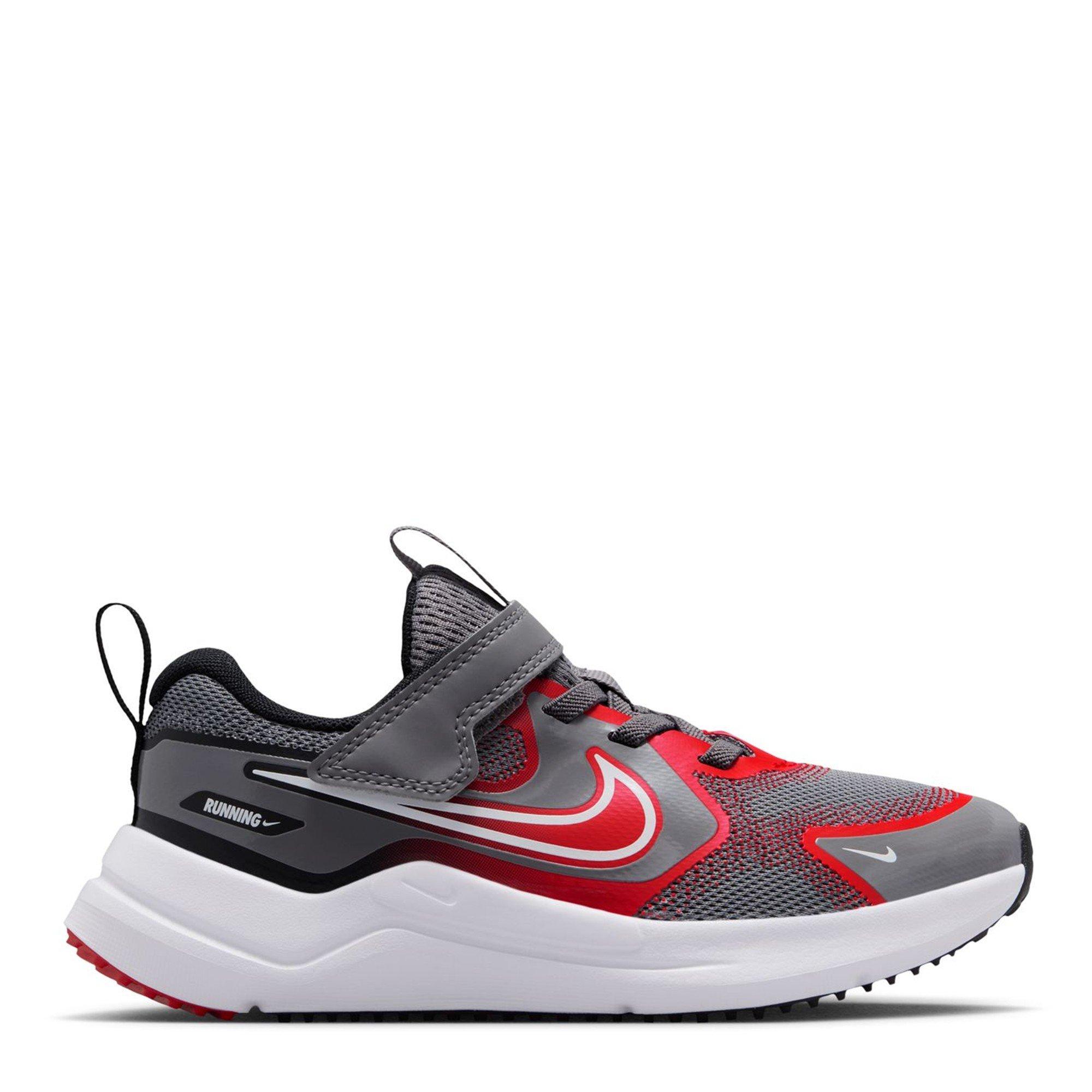 Nike Boys Cosmic Runners Childrens - Grey/Red - C11 (28.5)