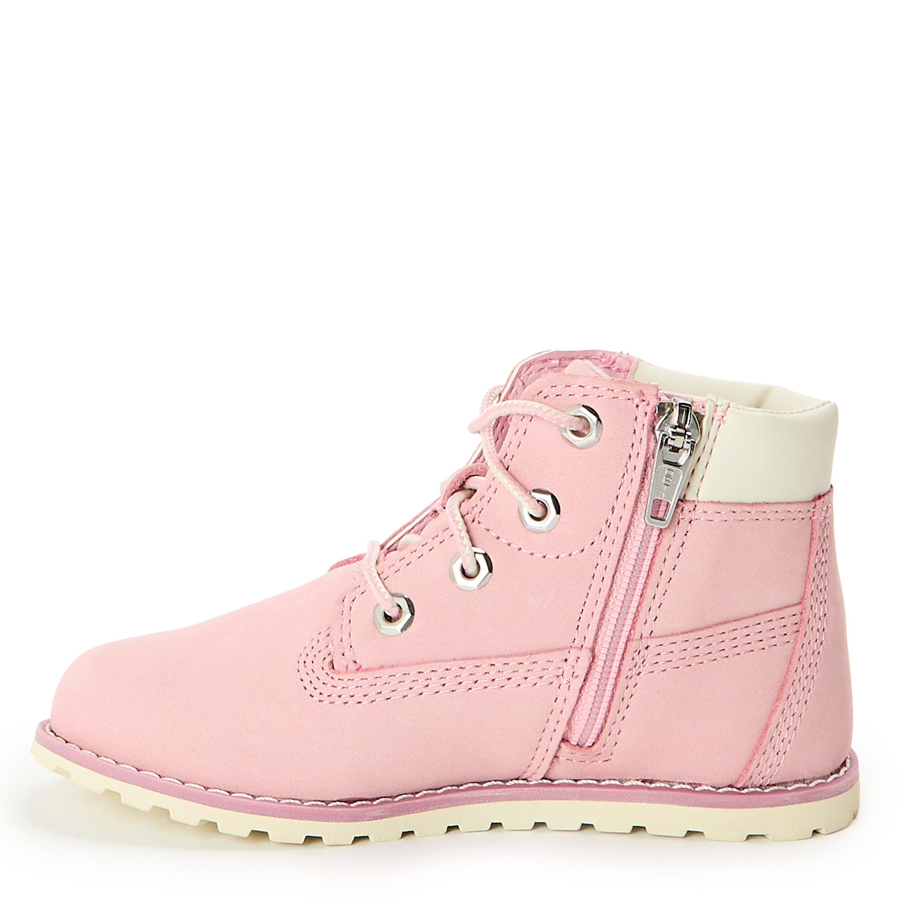 Pink Nectar - Timberland - Timberland Pokey Pine Mid Lace Up With Zip Boo - 2