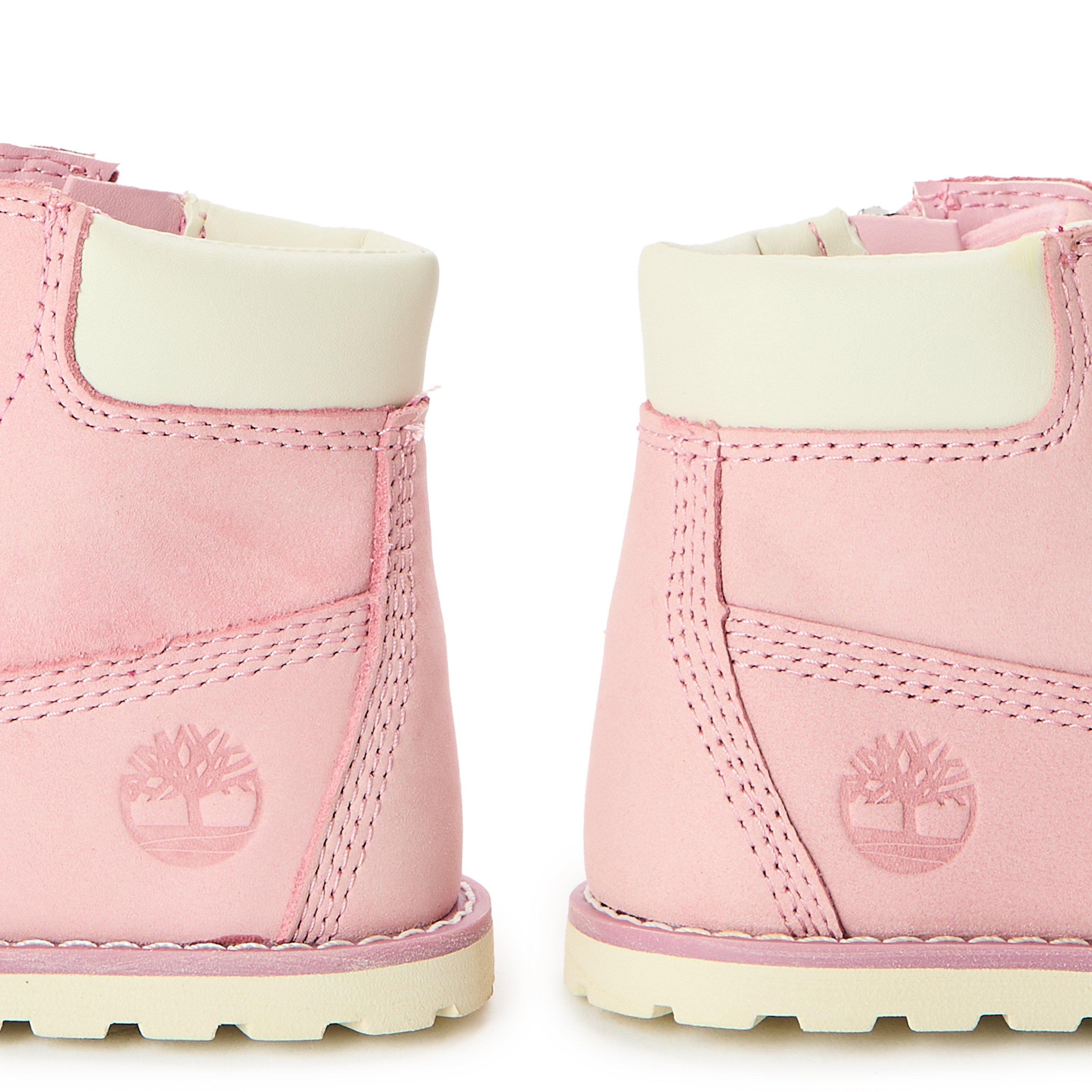 Pink Nectar - Timberland - Timberland Pokey Pine Mid Lace Up With Zip Boo - 3