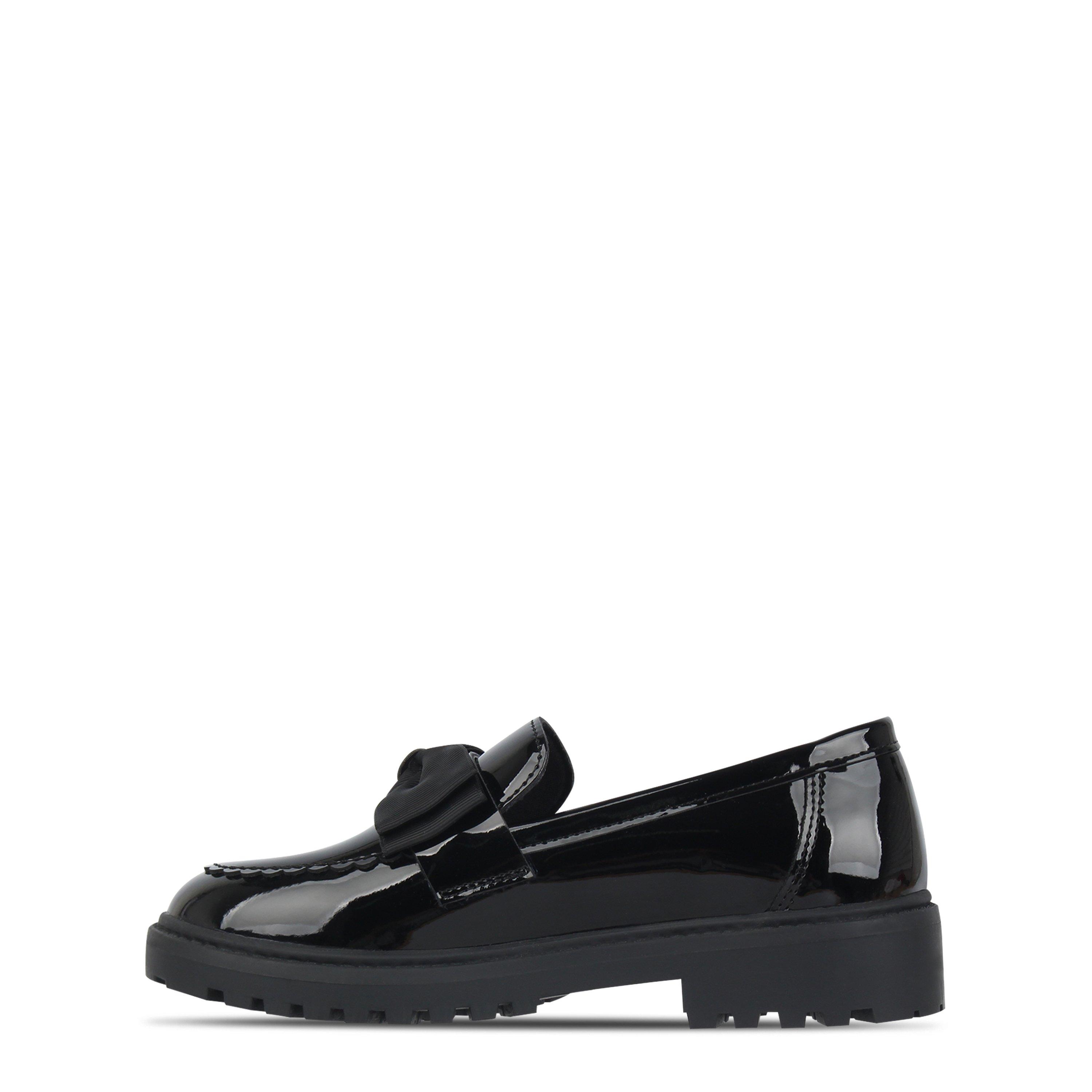 Cuir verni noir - Miso - Bow Ballet Loafers - 2
