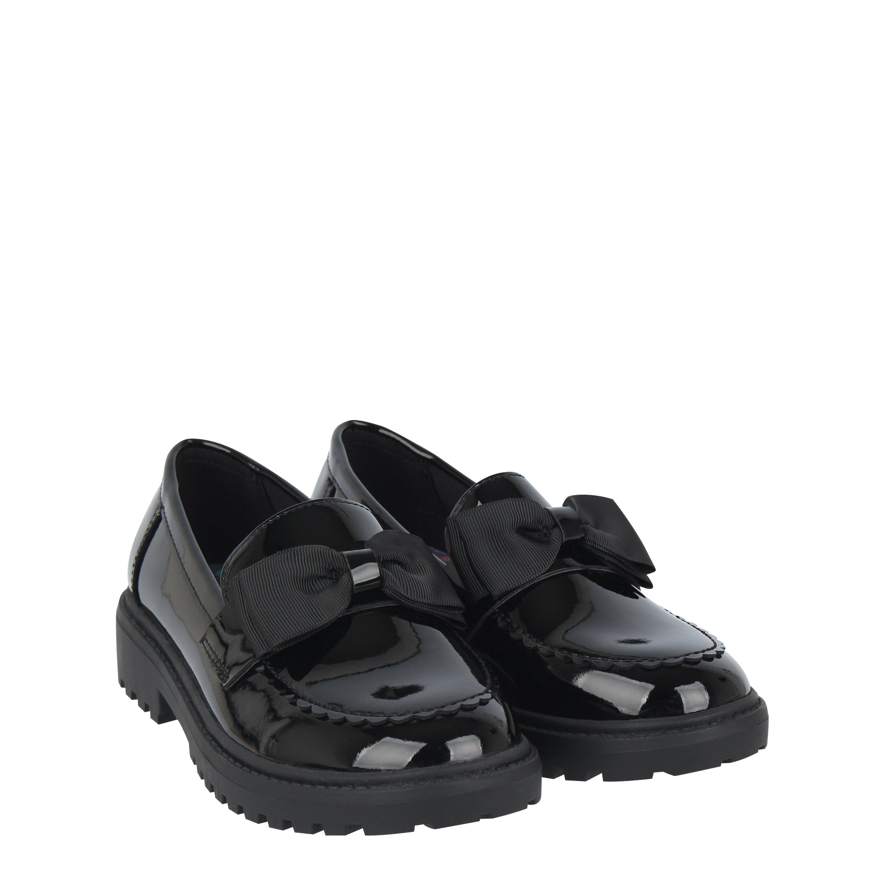 Cuir verni noir - Miso - Bow Ballet Loafers - 3