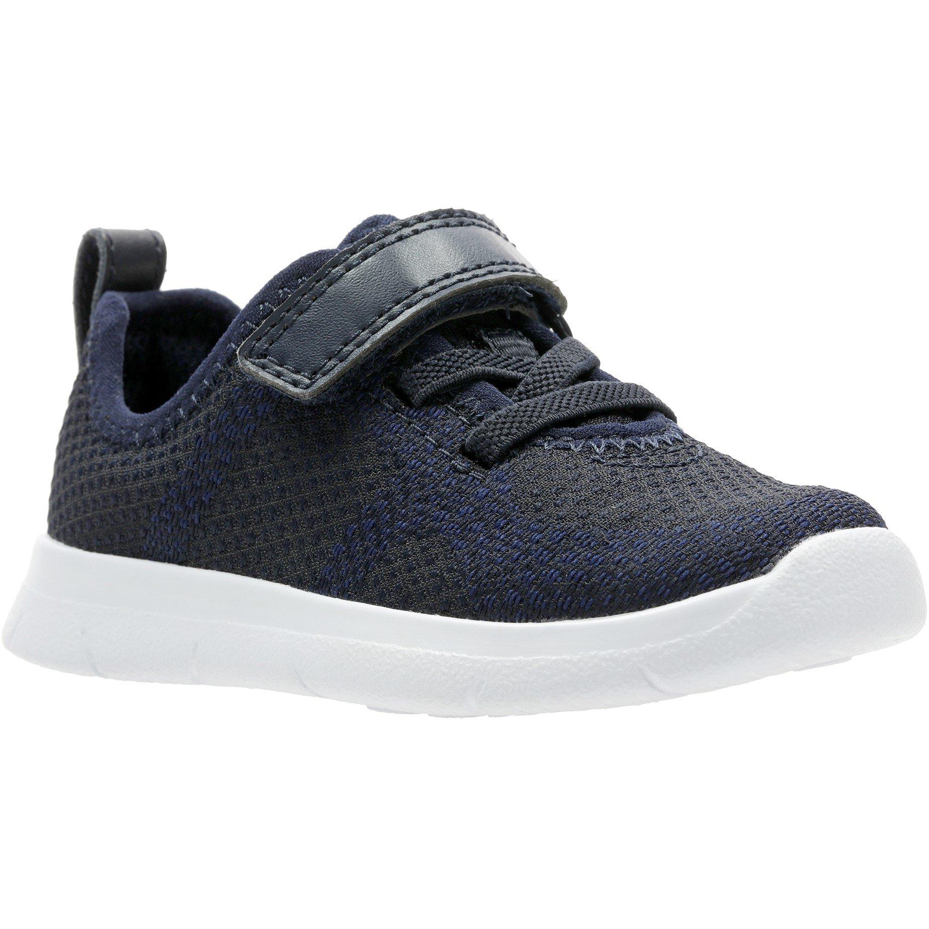 Blu navy - Clarks - Infants Ath Flux Trainers - 2
