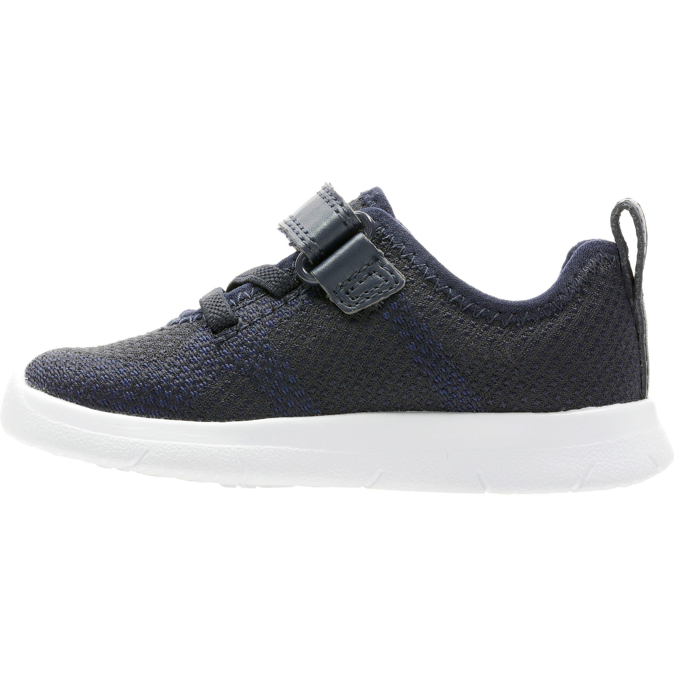 Blu navy - Clarks - Infants Ath Flux Trainers - 4