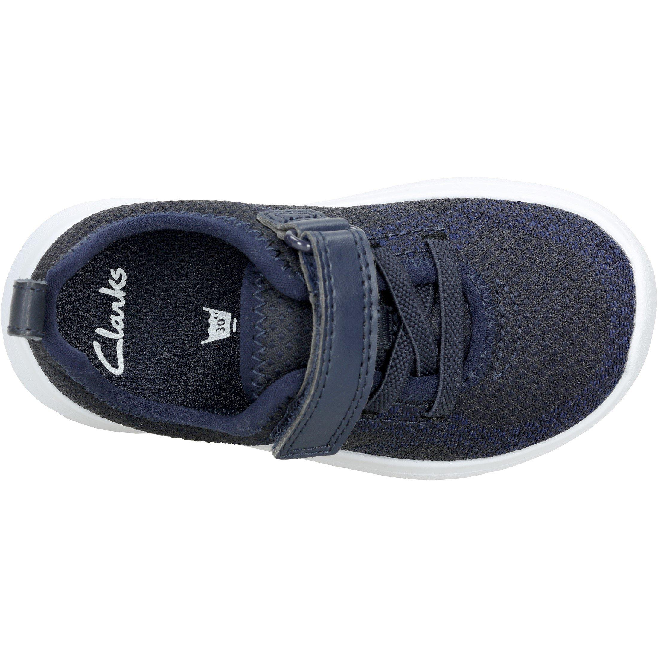 Blu navy - Clarks - Infants Ath Flux Trainers - 6
