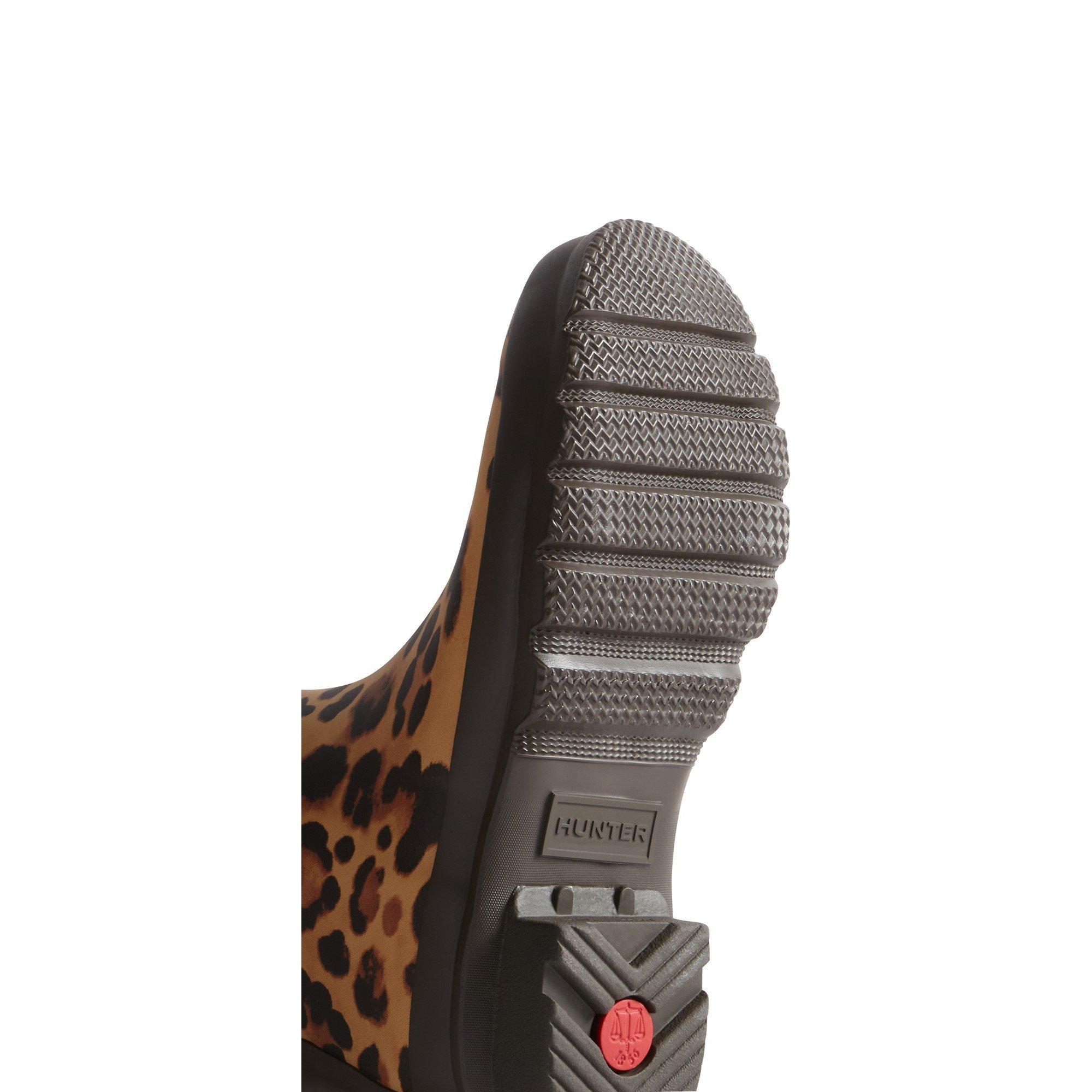 Leopard - Hunter - Womens Original Tall Leopard Boot - 4