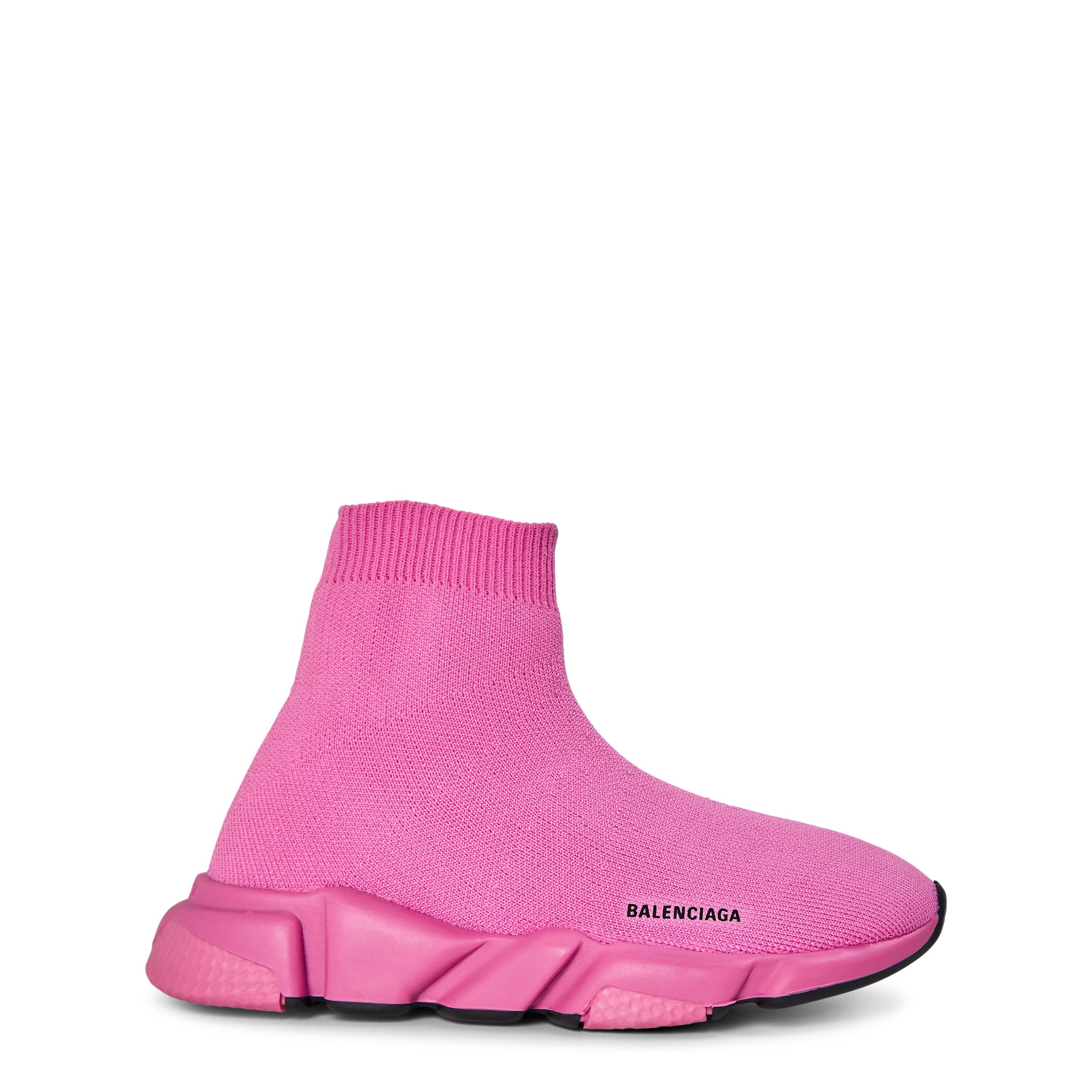 Balenciaga Boys Speed Sock Trainers - Pink/Black - 11C-11.5C