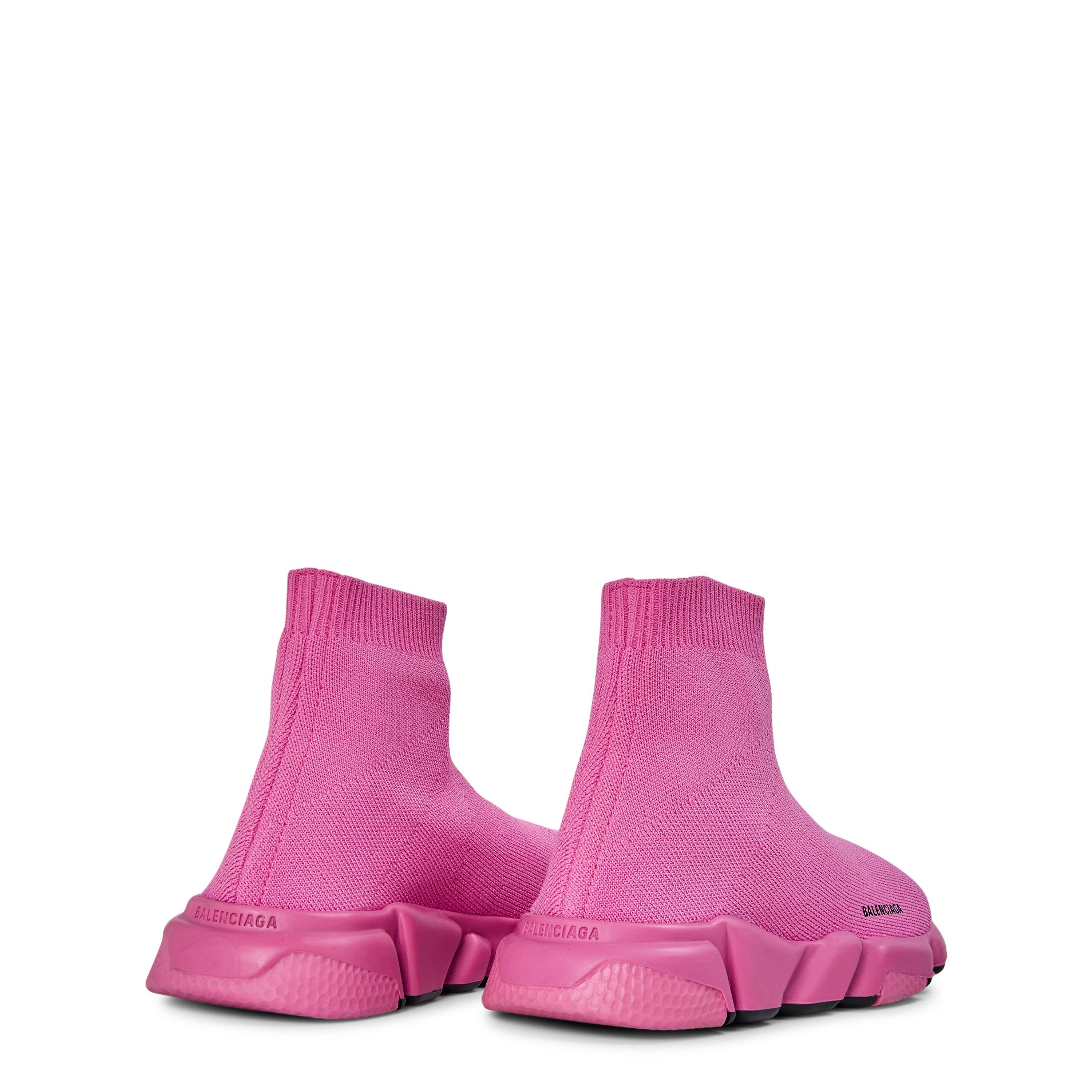Pink/Black - Balenciaga - Speed Sock Trainers - 4
