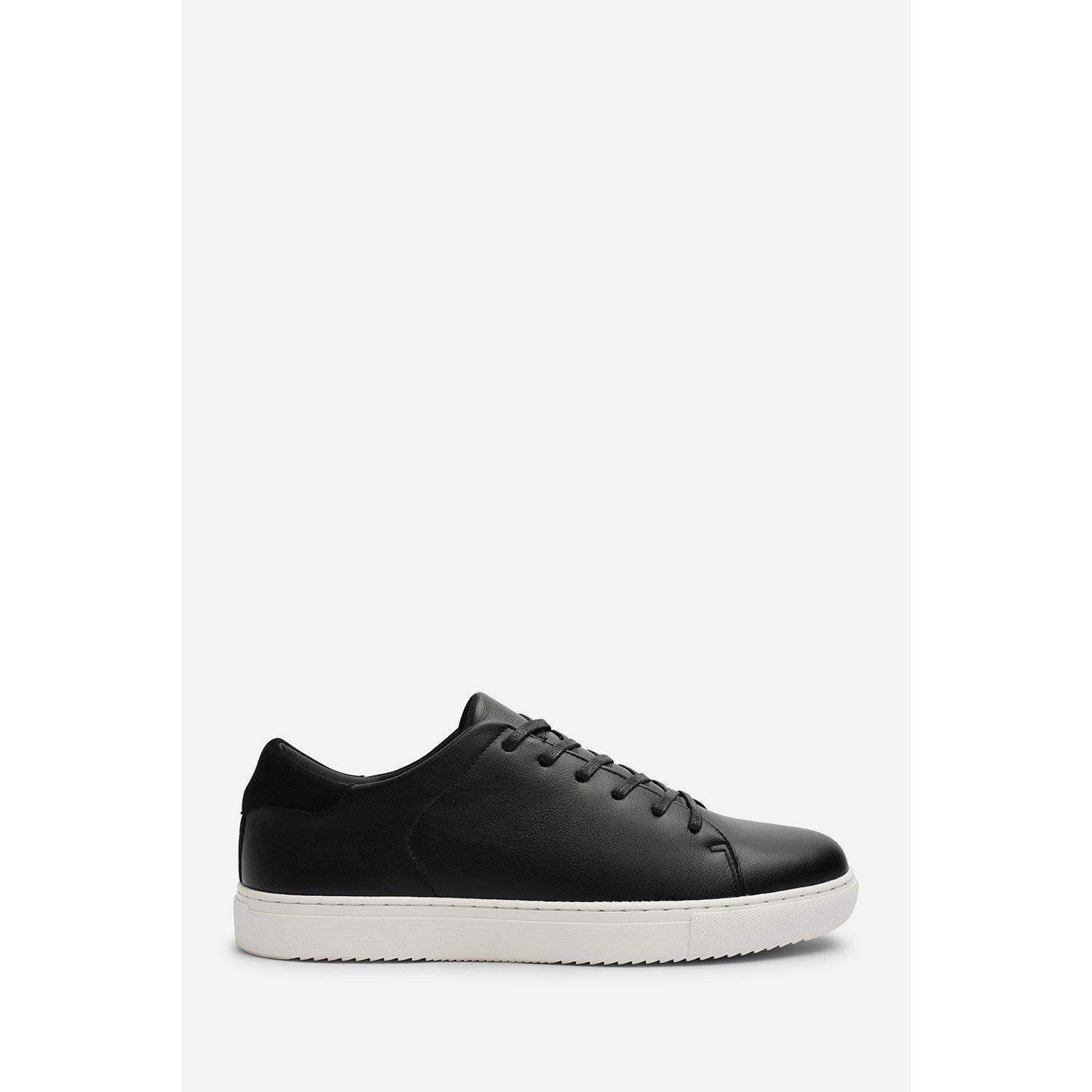 Black - Wheres That From - Derek Low Cut Lace Up Trainers - 3